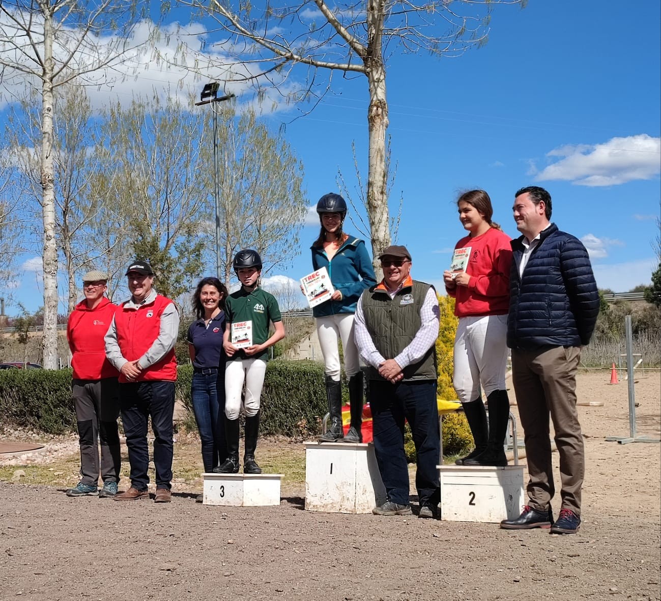 Victoria navarra en el TREC de Tordesillas