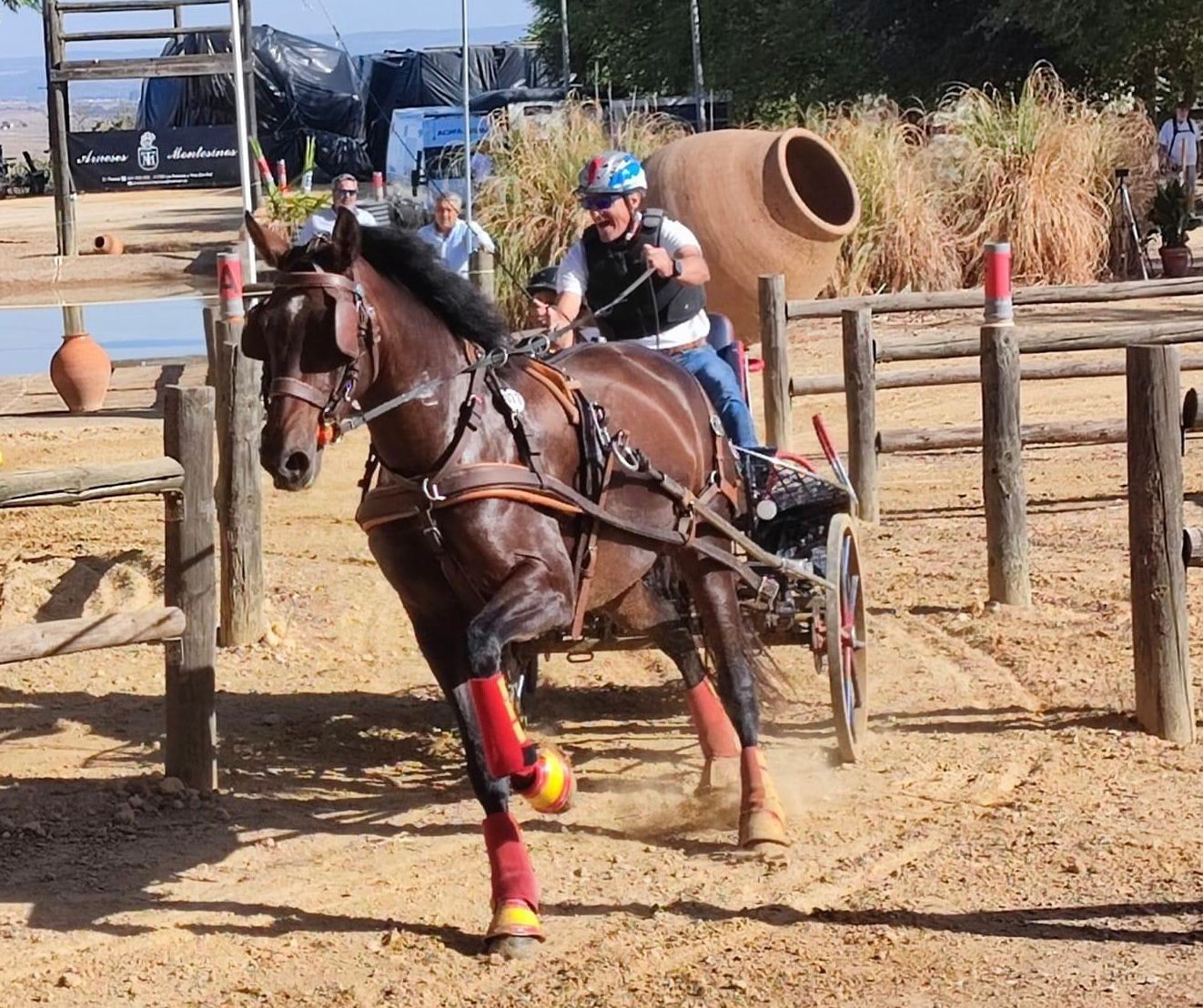 Bronce Navarro en el Campeonato de España de Enganches Concurso Completo