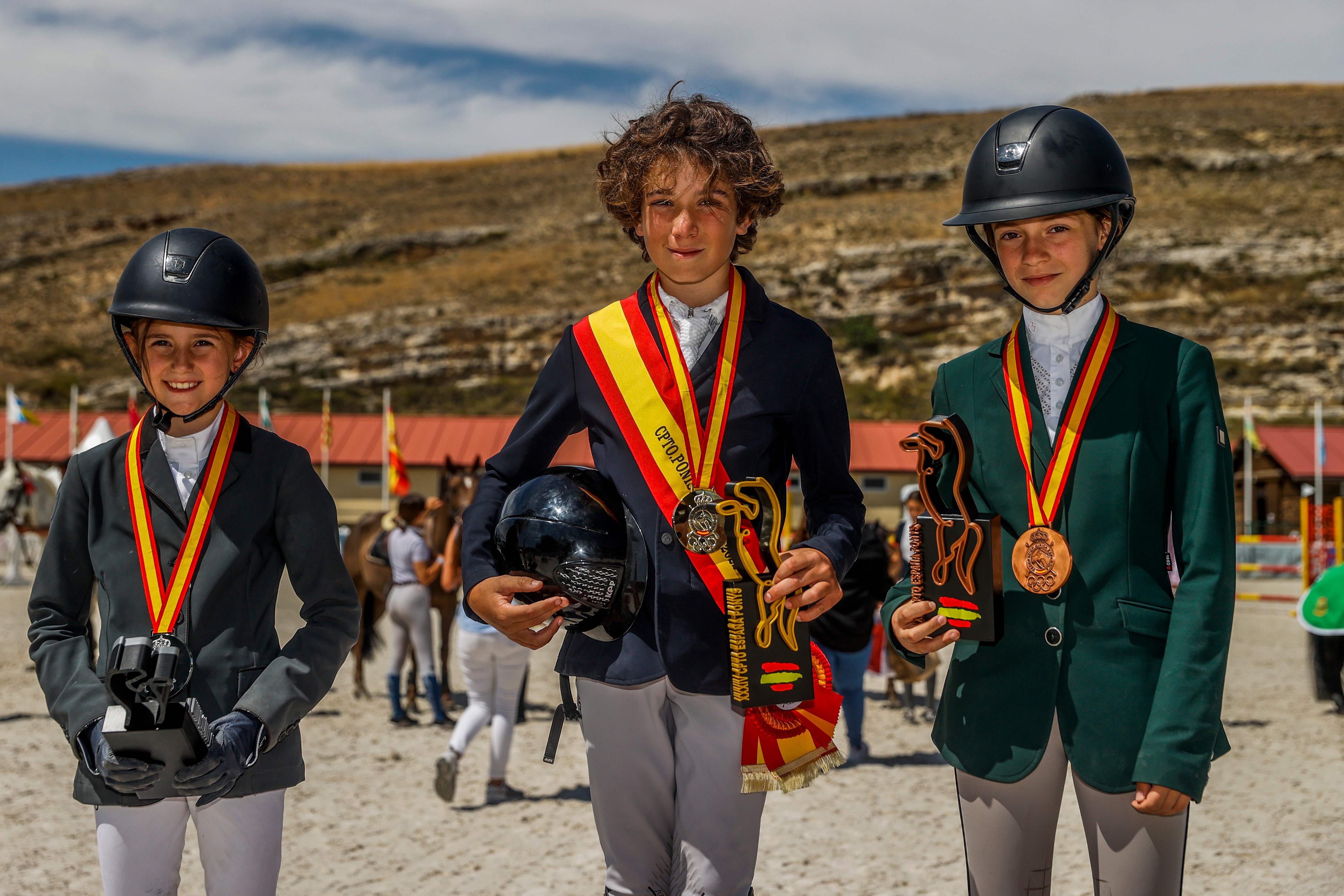 Triple medalla para Navarra en el Campeonato de España de Equitación con Ponis