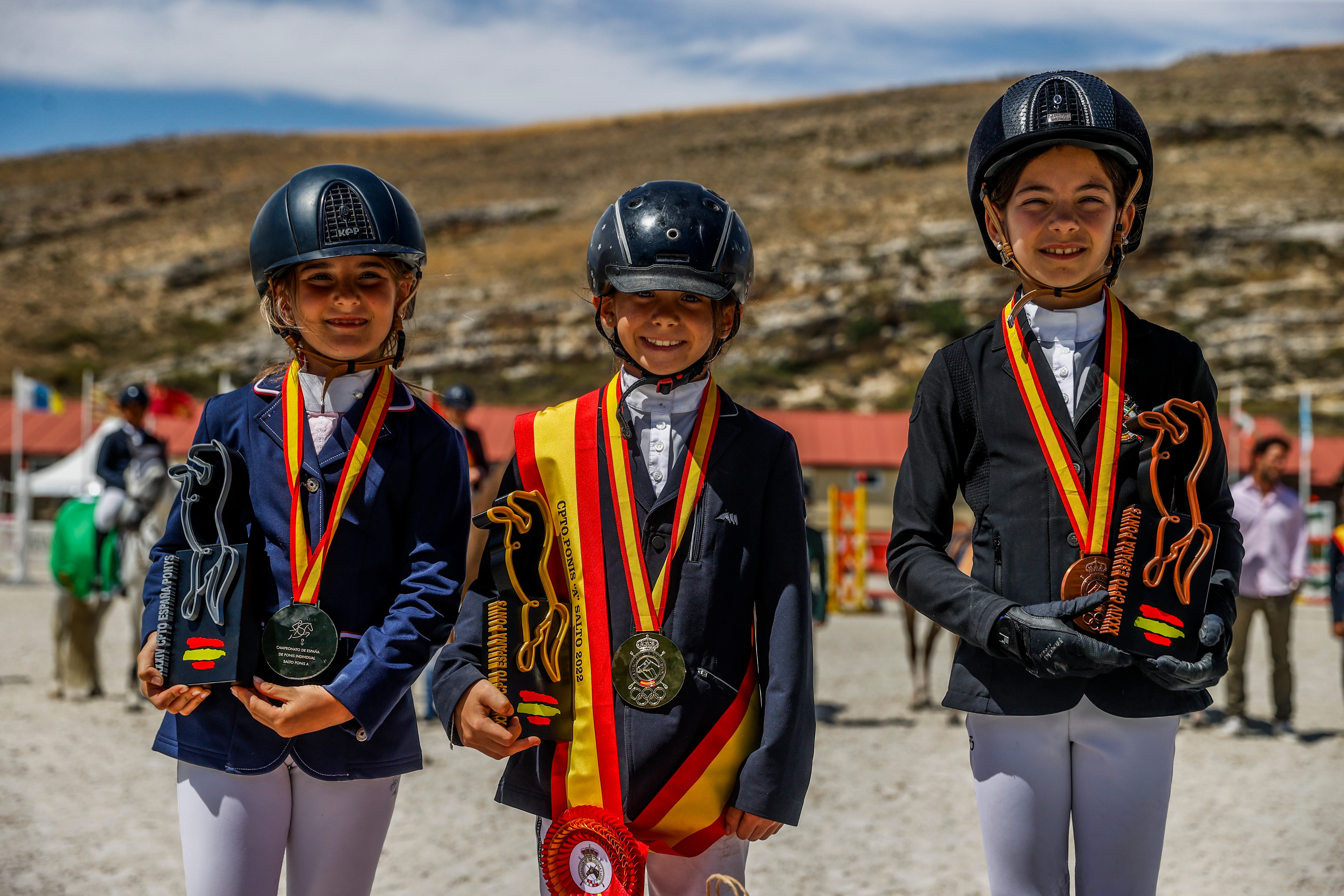 Triple medalla para Navarra en el Campeonato de España de Equitación con Ponis