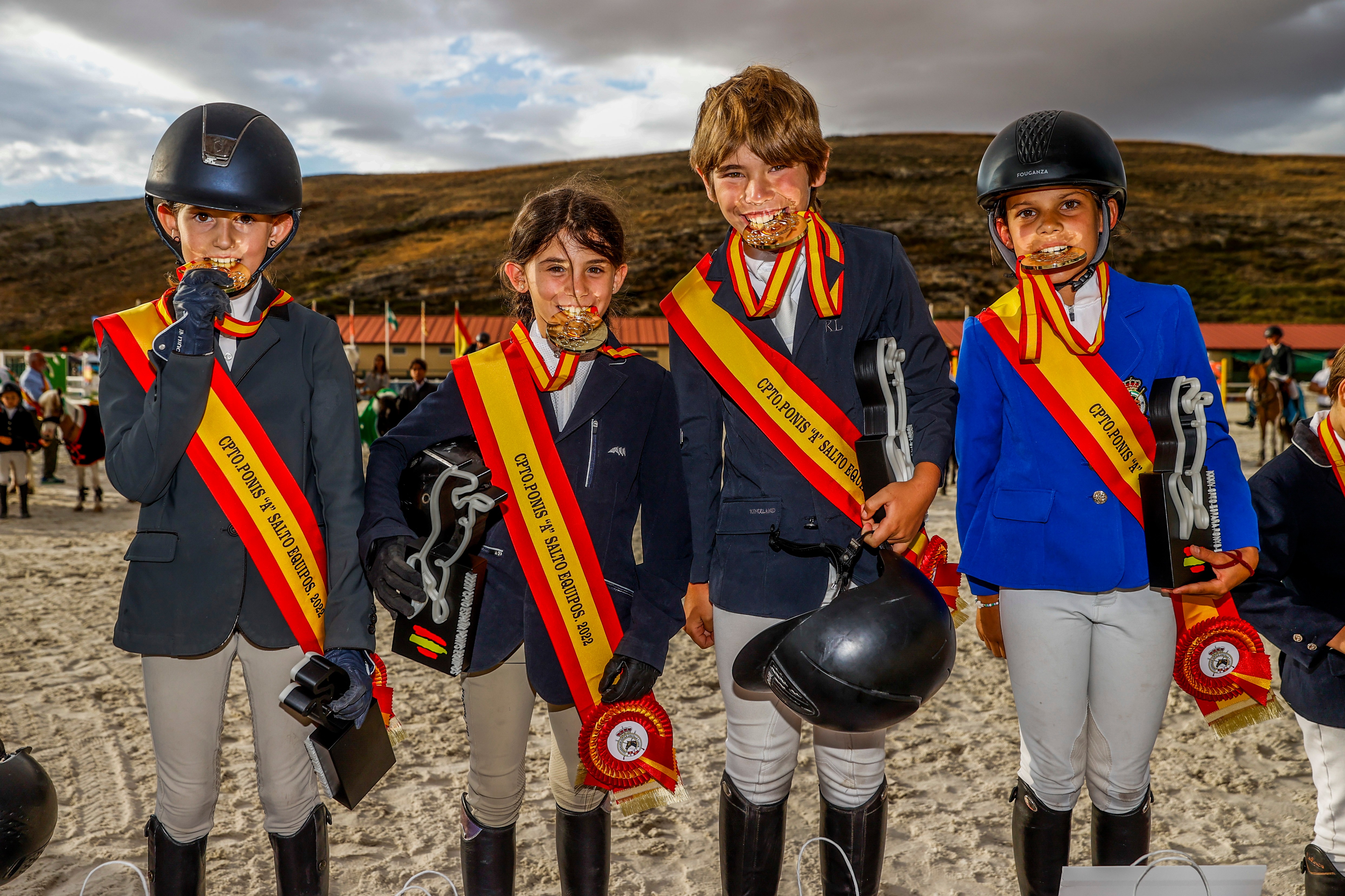 Triple medalla para Navarra en el Campeonato de España de Equitación con Ponis