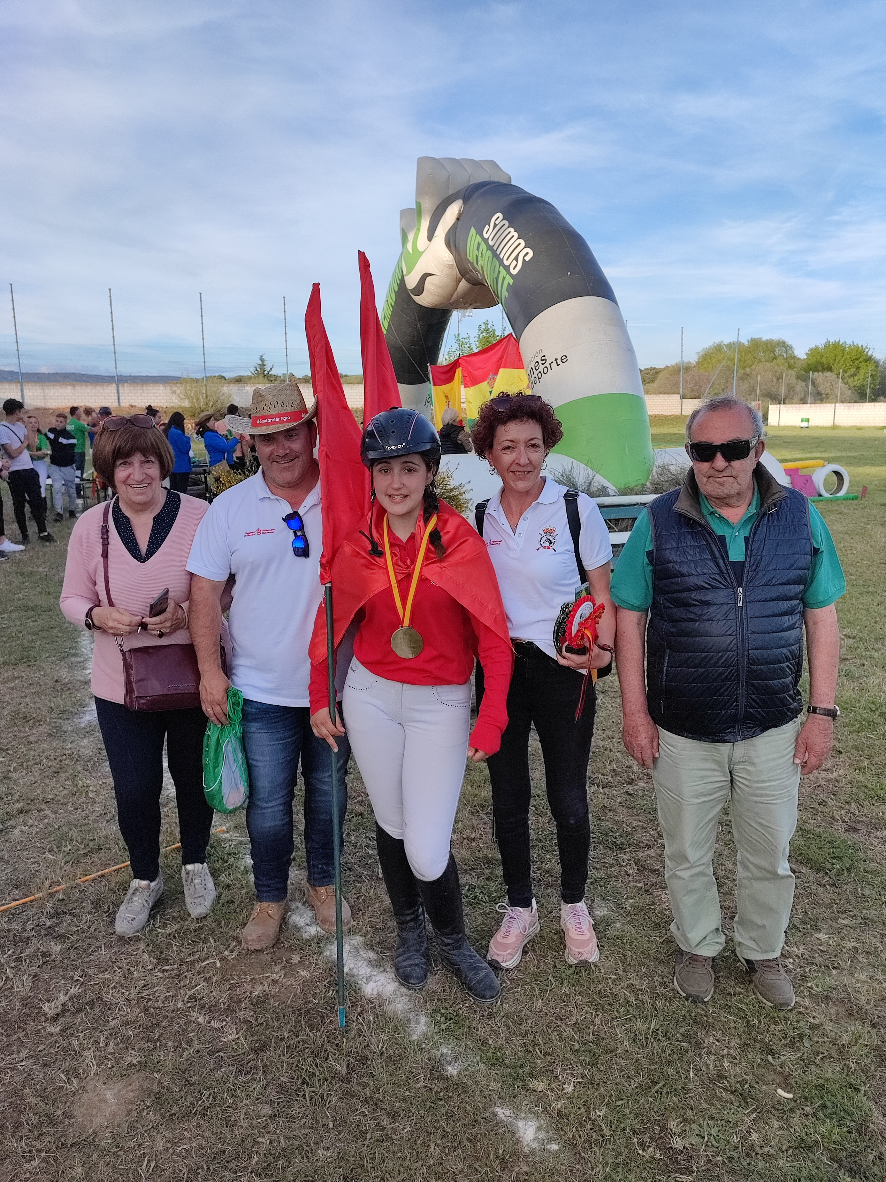 Uxue Rodríguez Merino, Campeona de España de TREC