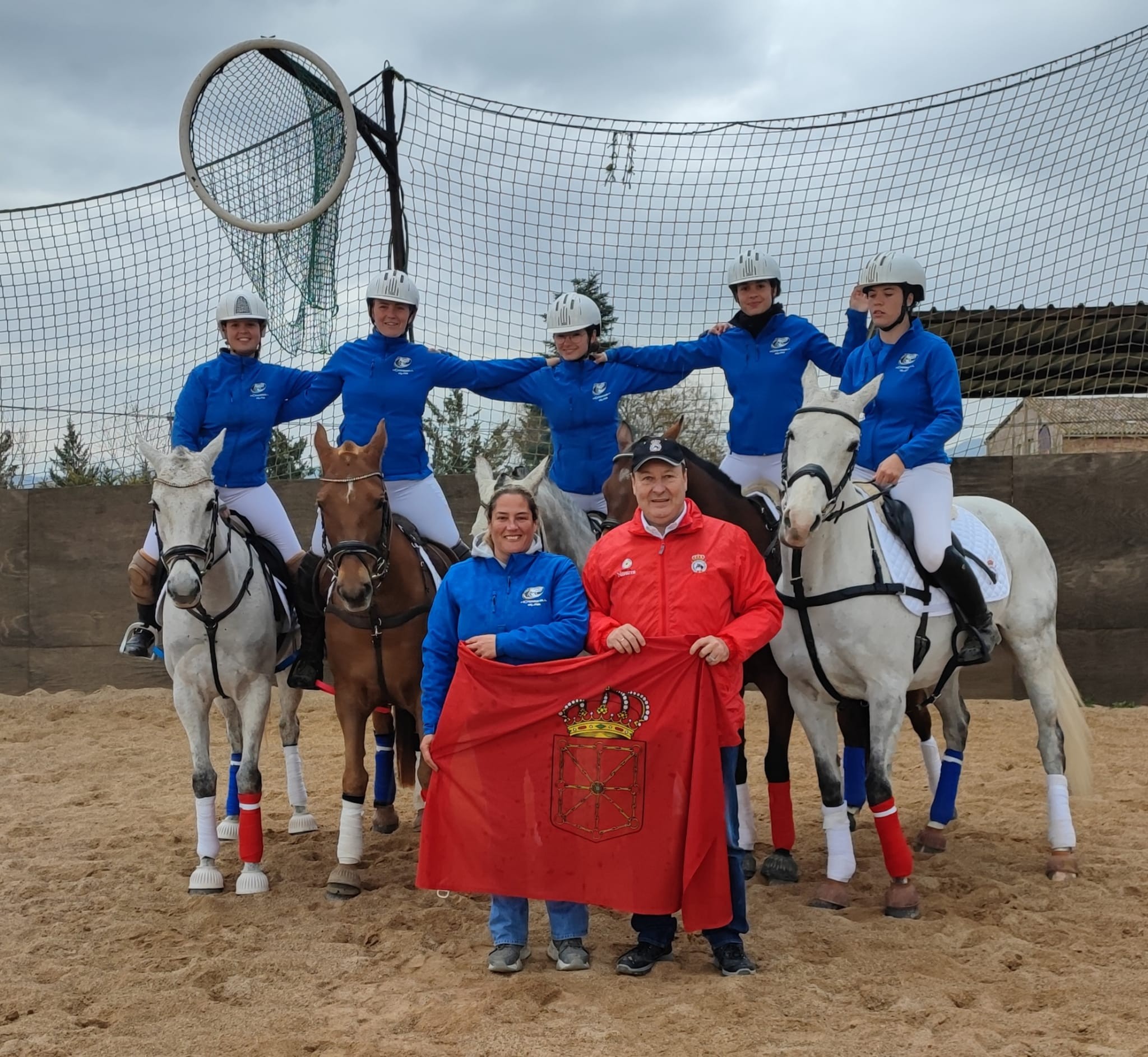 El Horseball Iru&ntilde;a,  un equipo navarro en la Liga Nacional