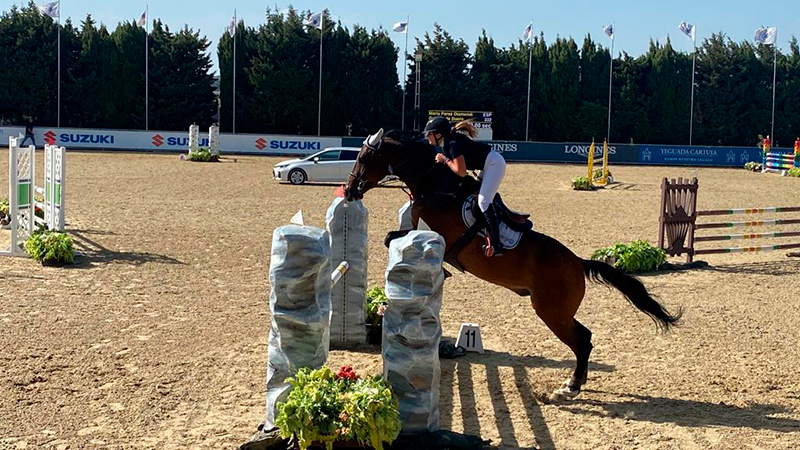 Buen tono de los jinetes navarros en el Campeonato de España de Saltos