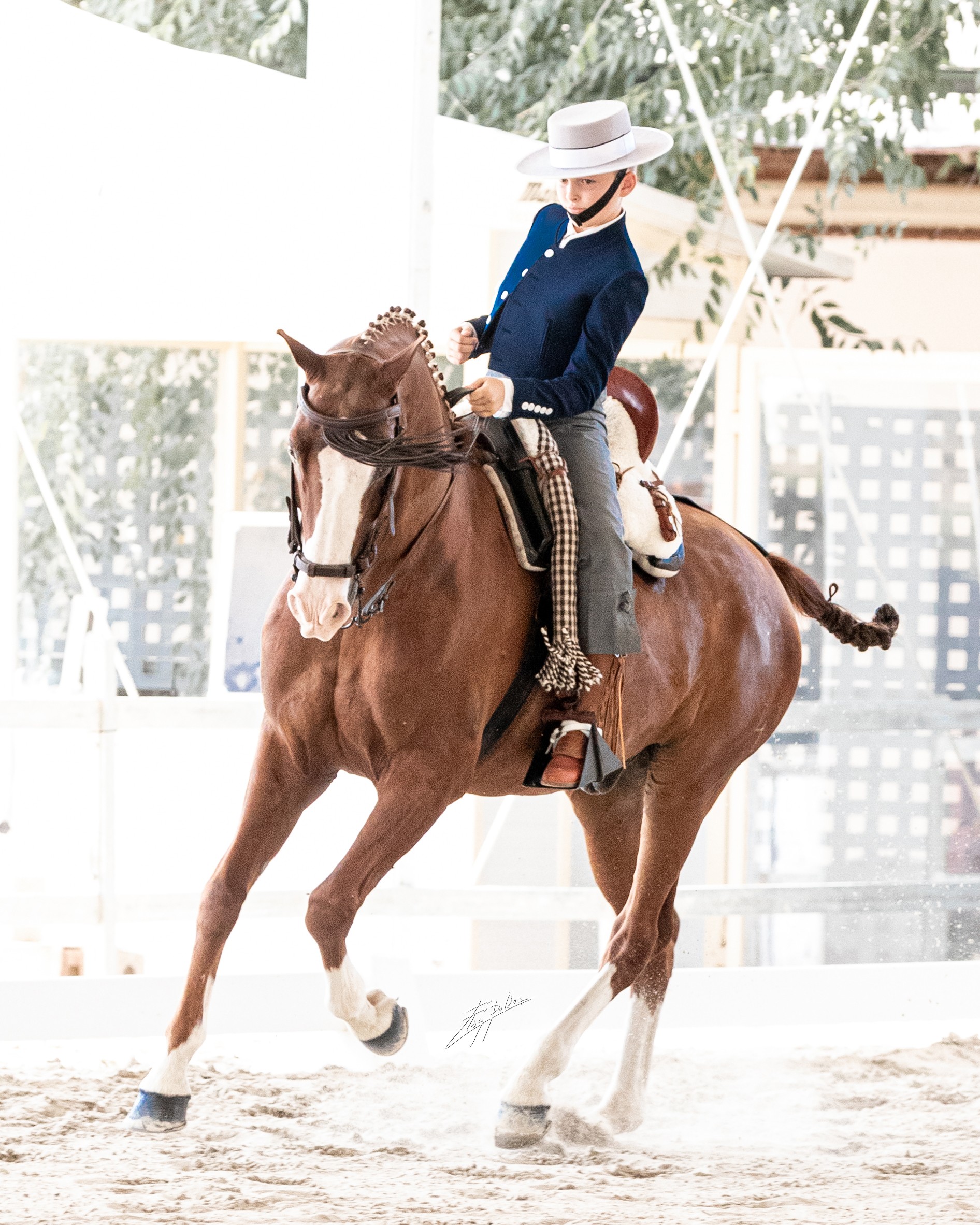 Cuarta plaza para Xabier Fermín Zabalza en el Campeonato de España de Doma Vaquera