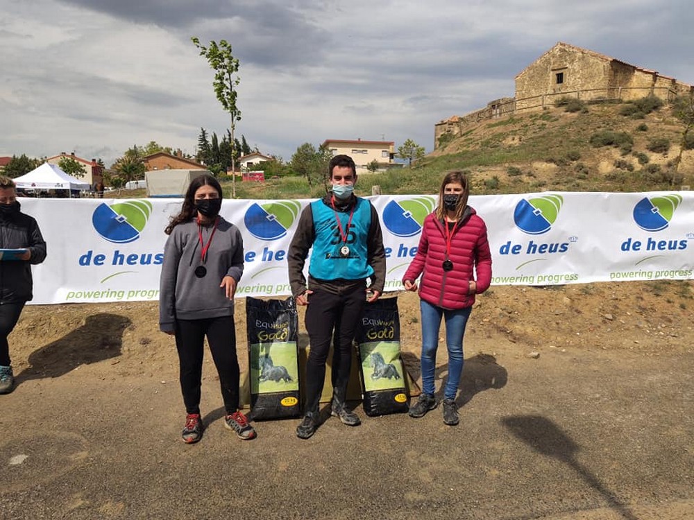Buen trabajo de las monturas navarras en el Raid de Pitillas