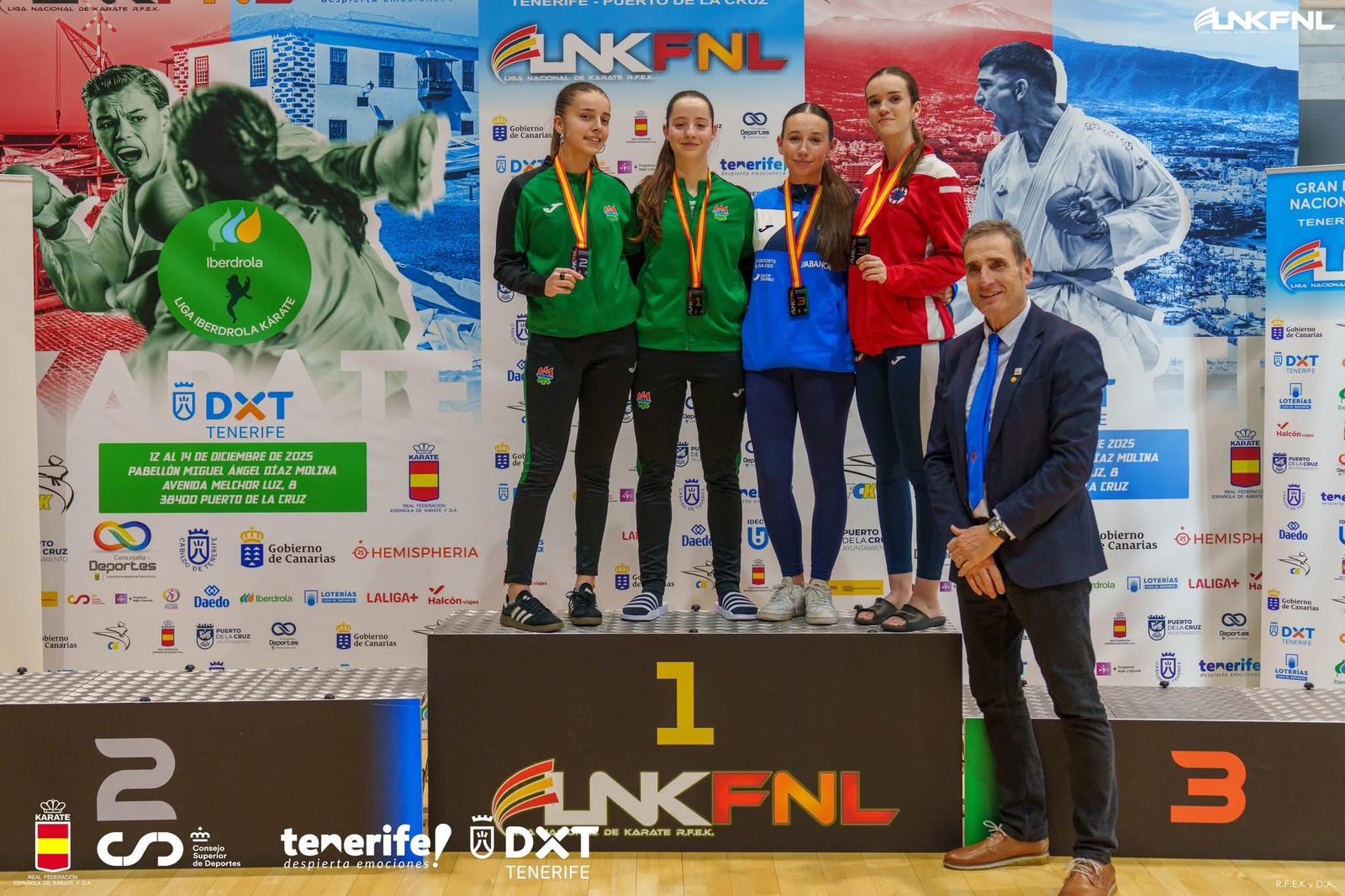 Brillante actuaci&oacute;n de la Federaci&oacute;n Navarra de Karate en la Gran Final de la Liga Iberdrola