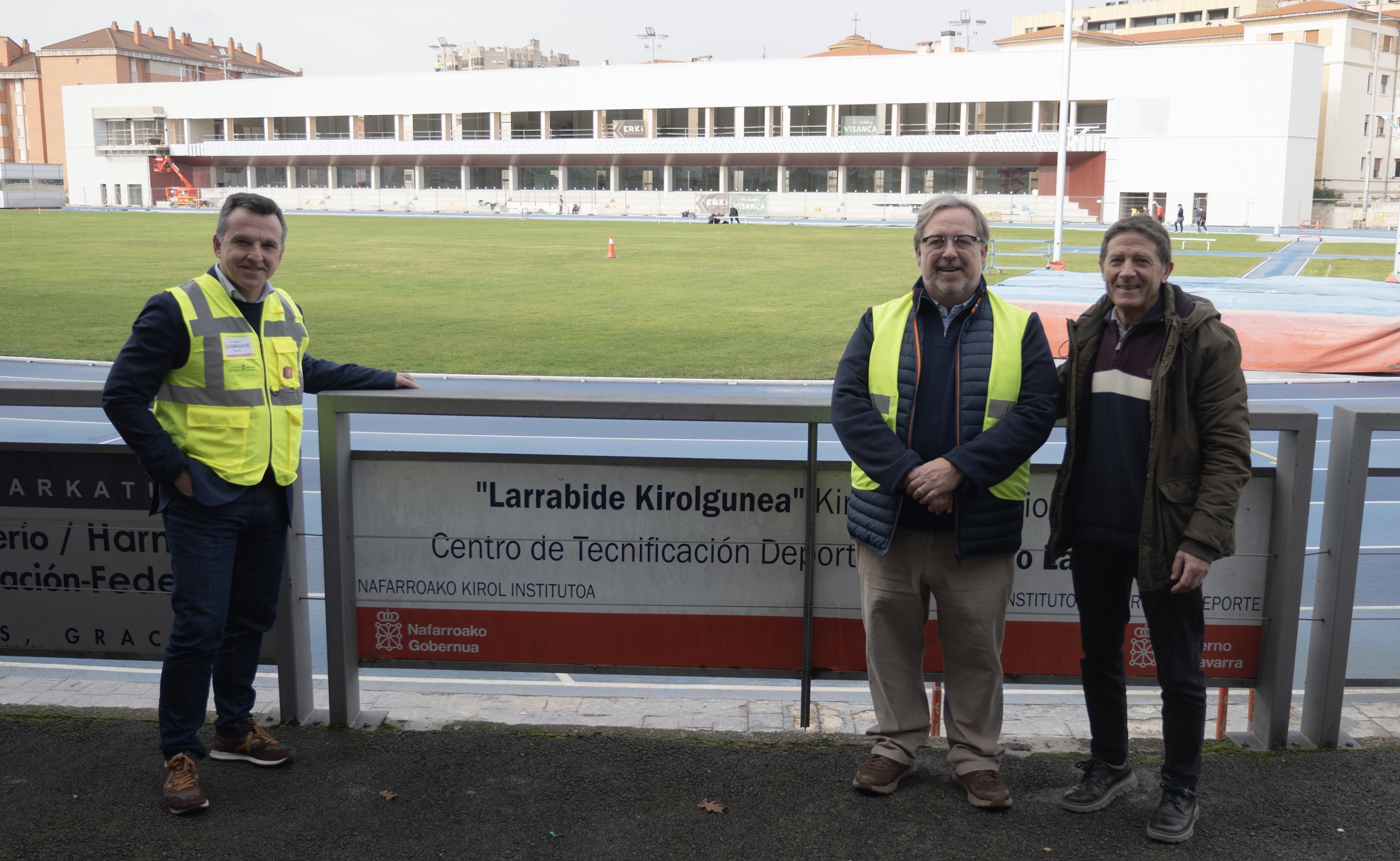 Aitor Canibe visita Pamplona en una jornada de trabajo junto a la Fundaci&oacute;n Miguel Indurain