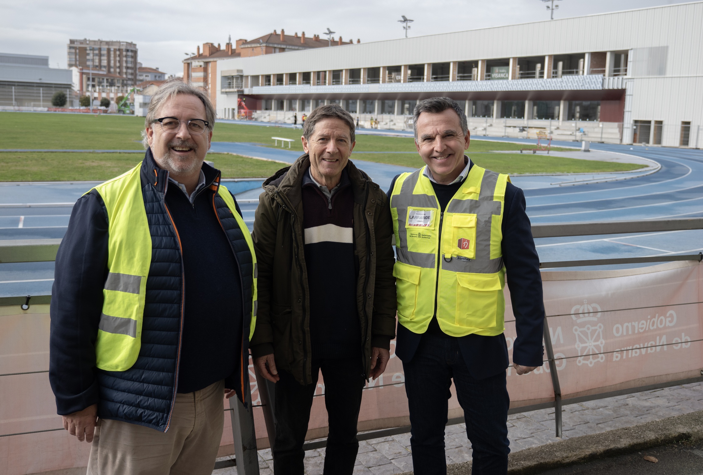 Aitor Canibe visita Pamplona en una jornada de trabajo junto a la Fundaci&oacute;n Miguel Indurain