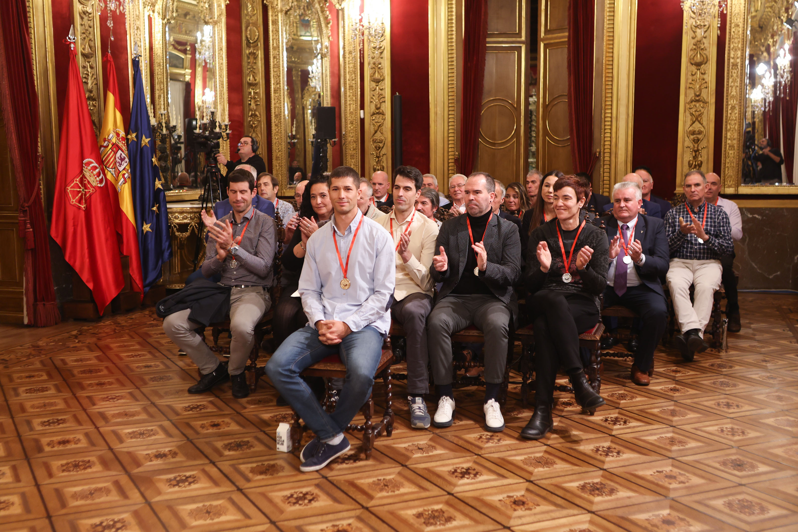 Navarra entrega las Medallas al M&eacute;rito Deportivo a las personas que han destacado en la promoci&oacute;n del deporte en la Comunidad Foral