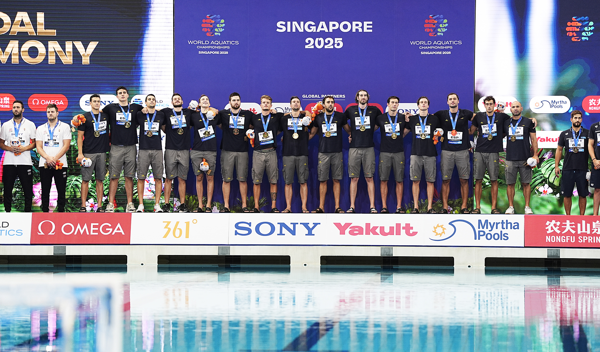 Alberto Mun&aacute;rriz, oro mundial en waterpolo con una Espa&ntilde;a legendaria