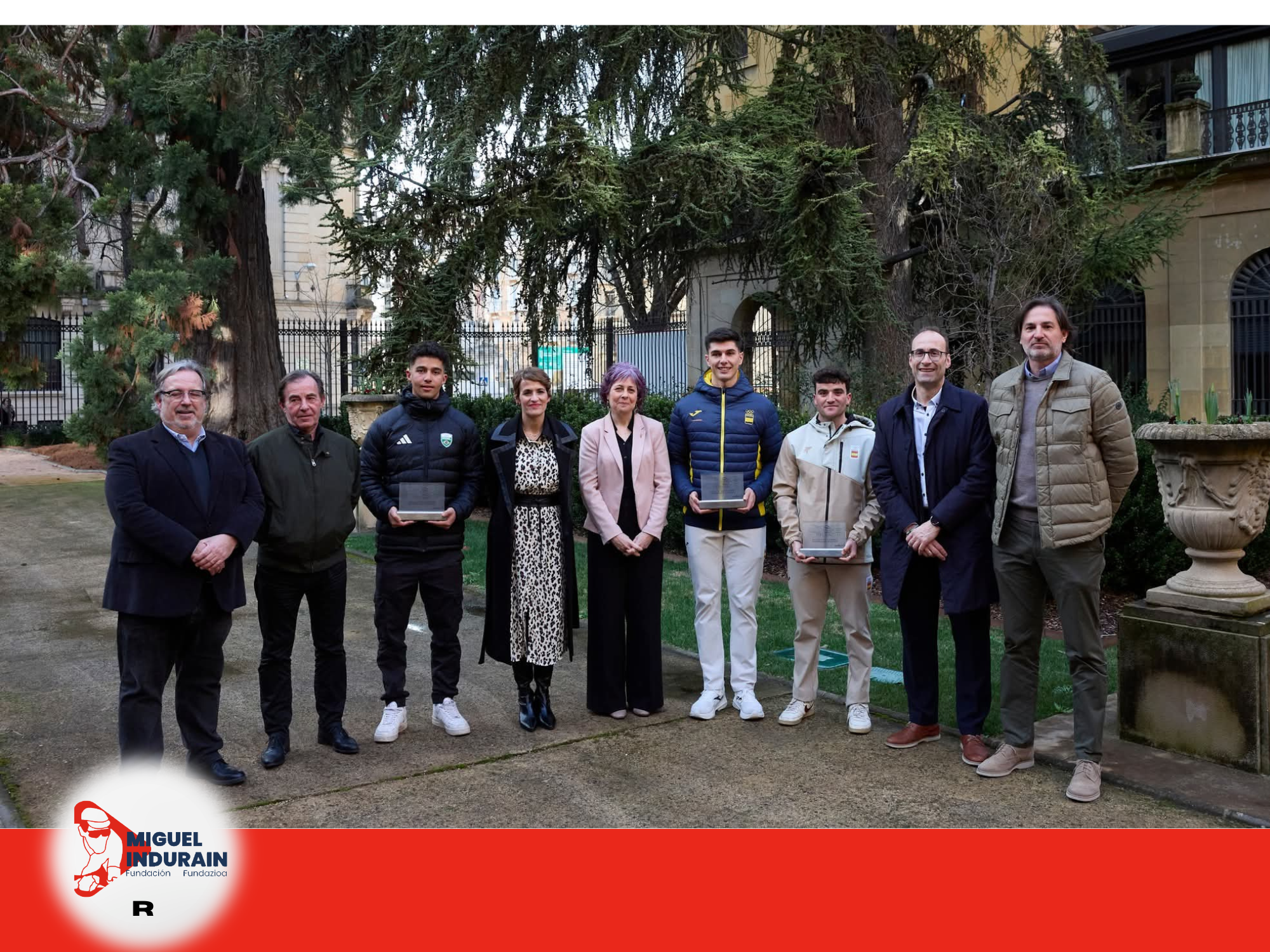 La presidenta del Gobierno de Navarra recibe a los deportistas ol&iacute;mpicos de la Fundaci&oacute;n