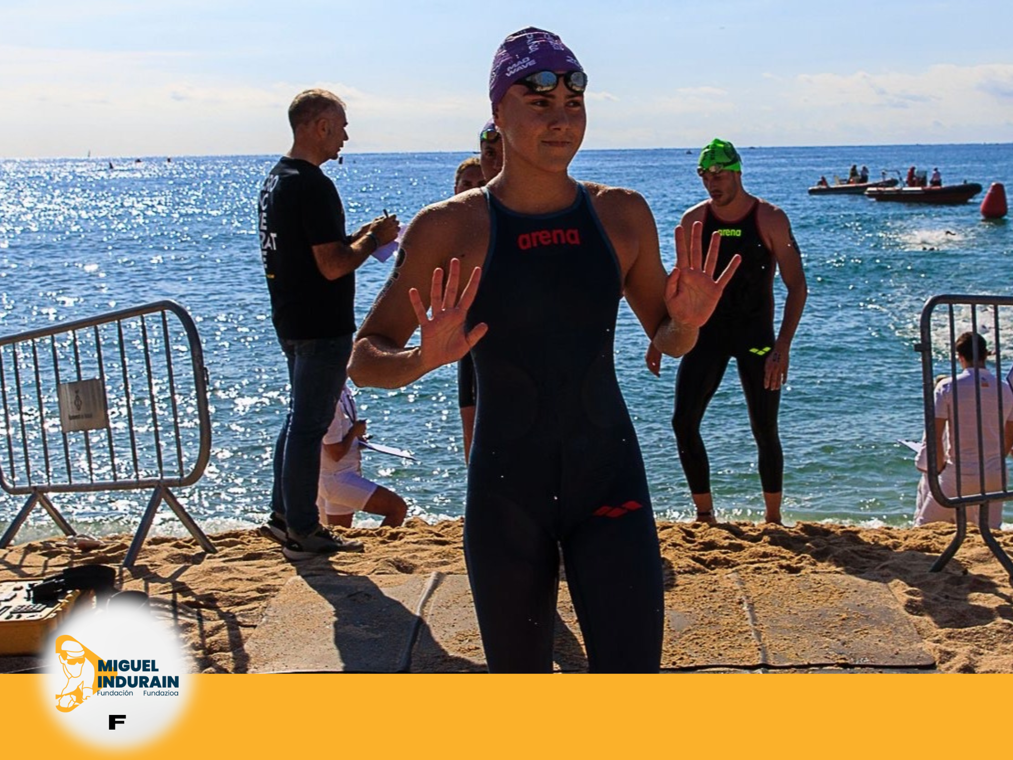 Ariadna Malo, subcampeona de Espa&ntilde;a junior en aguas abiertas en Ibiza