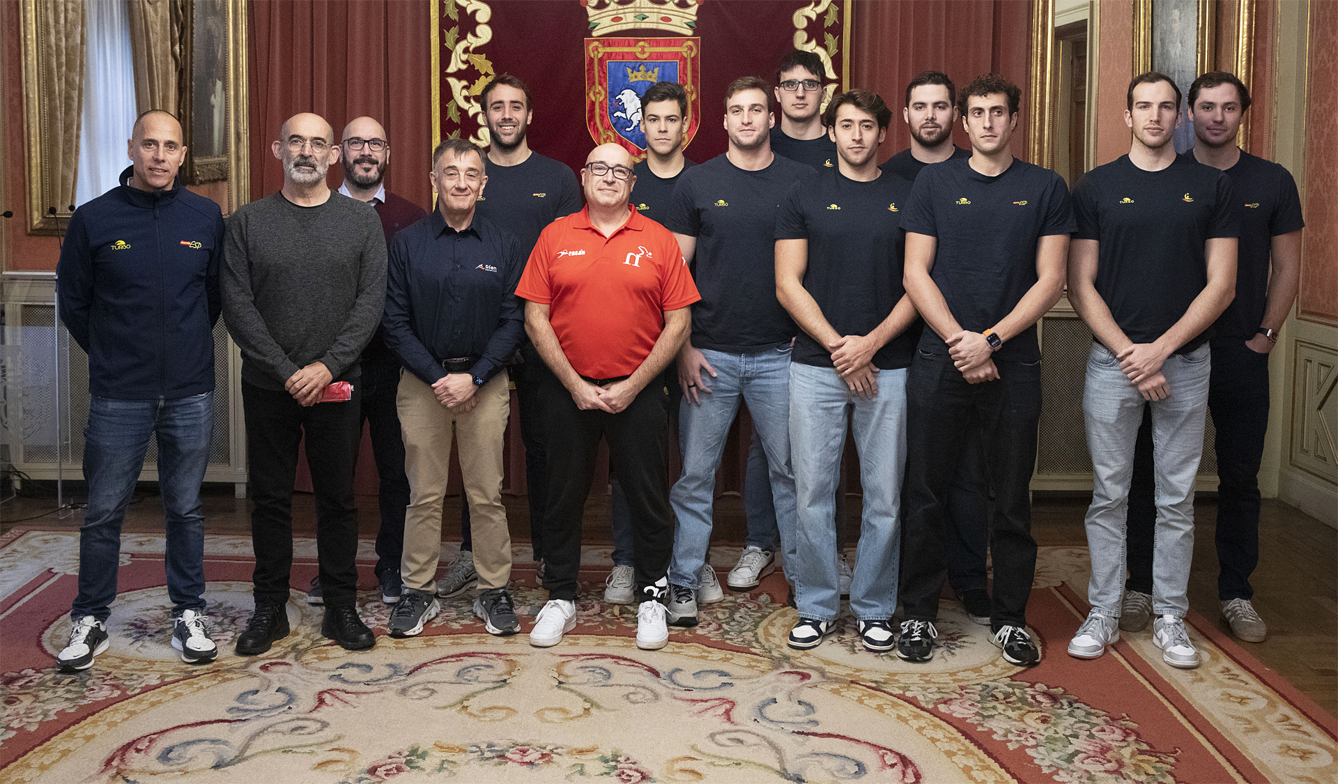 Recepci&oacute;n oficial del Ayuntamiento de Pamplona a la selecci&oacute;n espa&ntilde;ola de waterpolo