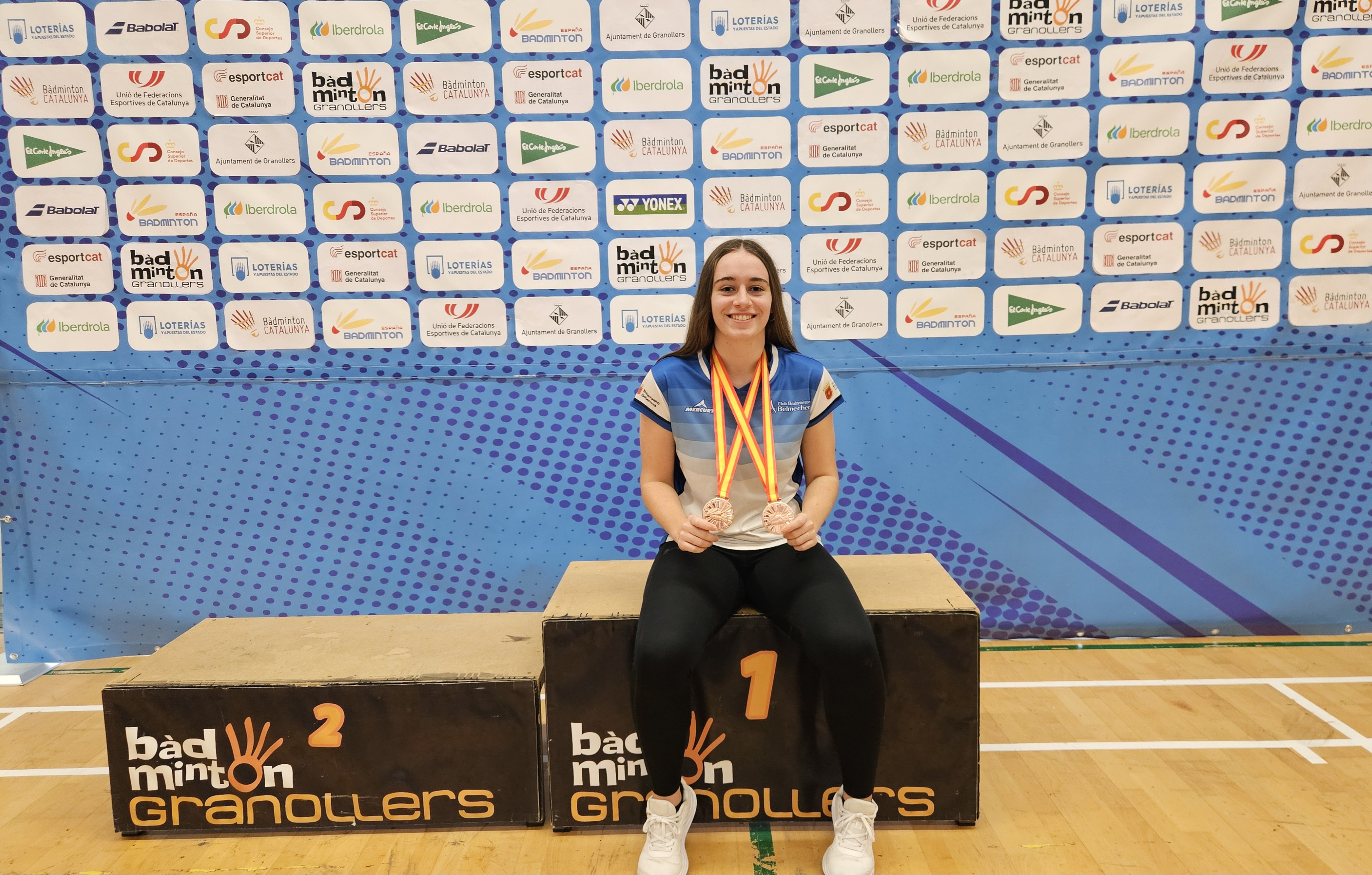 Blanca Cant&oacute;n impulsa al B&aacute;dminton Belmecher entre la &eacute;lite nacional con dos nuevas medallas en el Campeonato de Espa&ntilde;a Sub-17