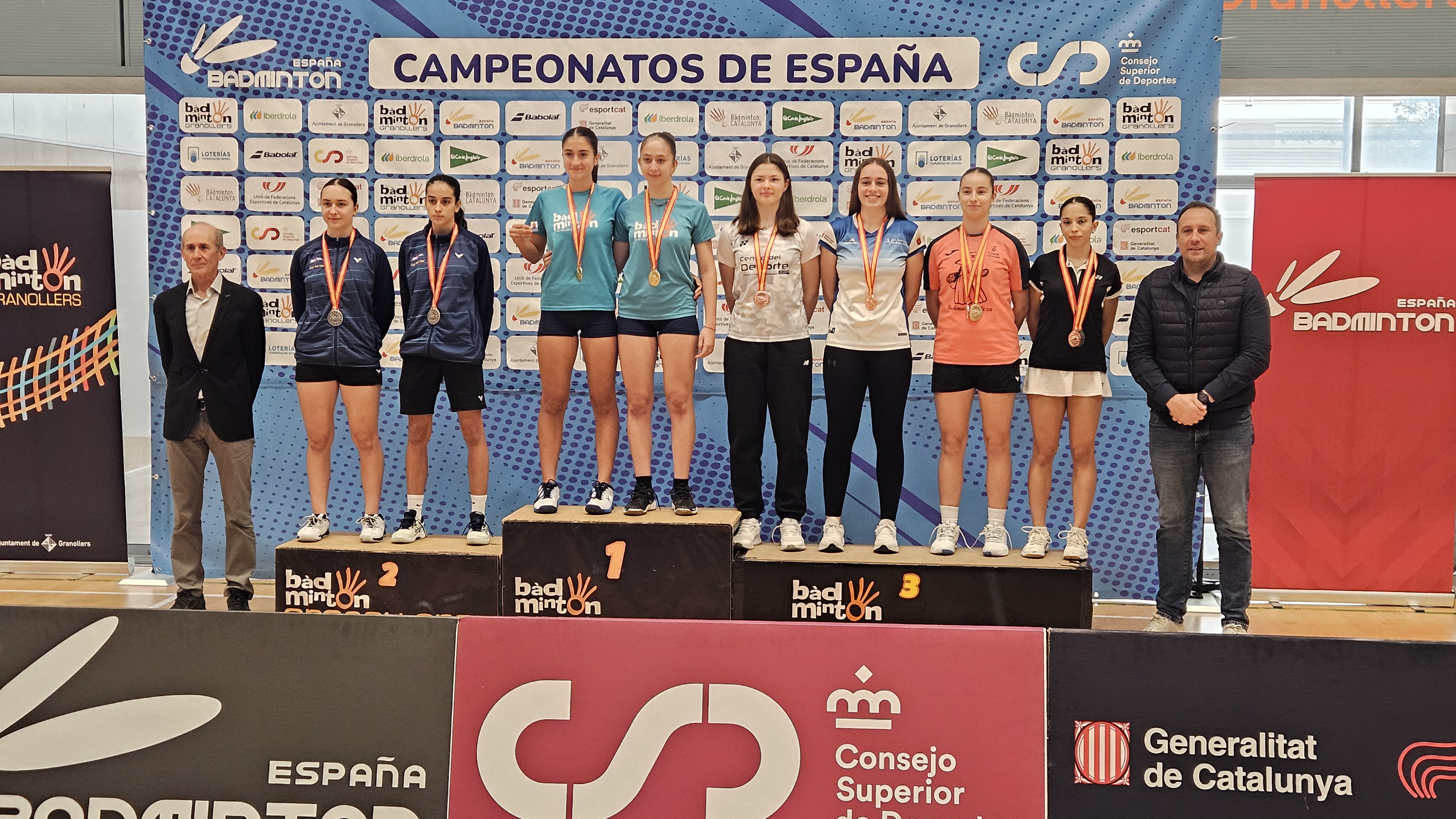 Blanca Cant&oacute;n impulsa al B&aacute;dminton Belmecher entre la &eacute;lite nacional con dos nuevas medallas en el Campeonato de Espa&ntilde;a Sub-17