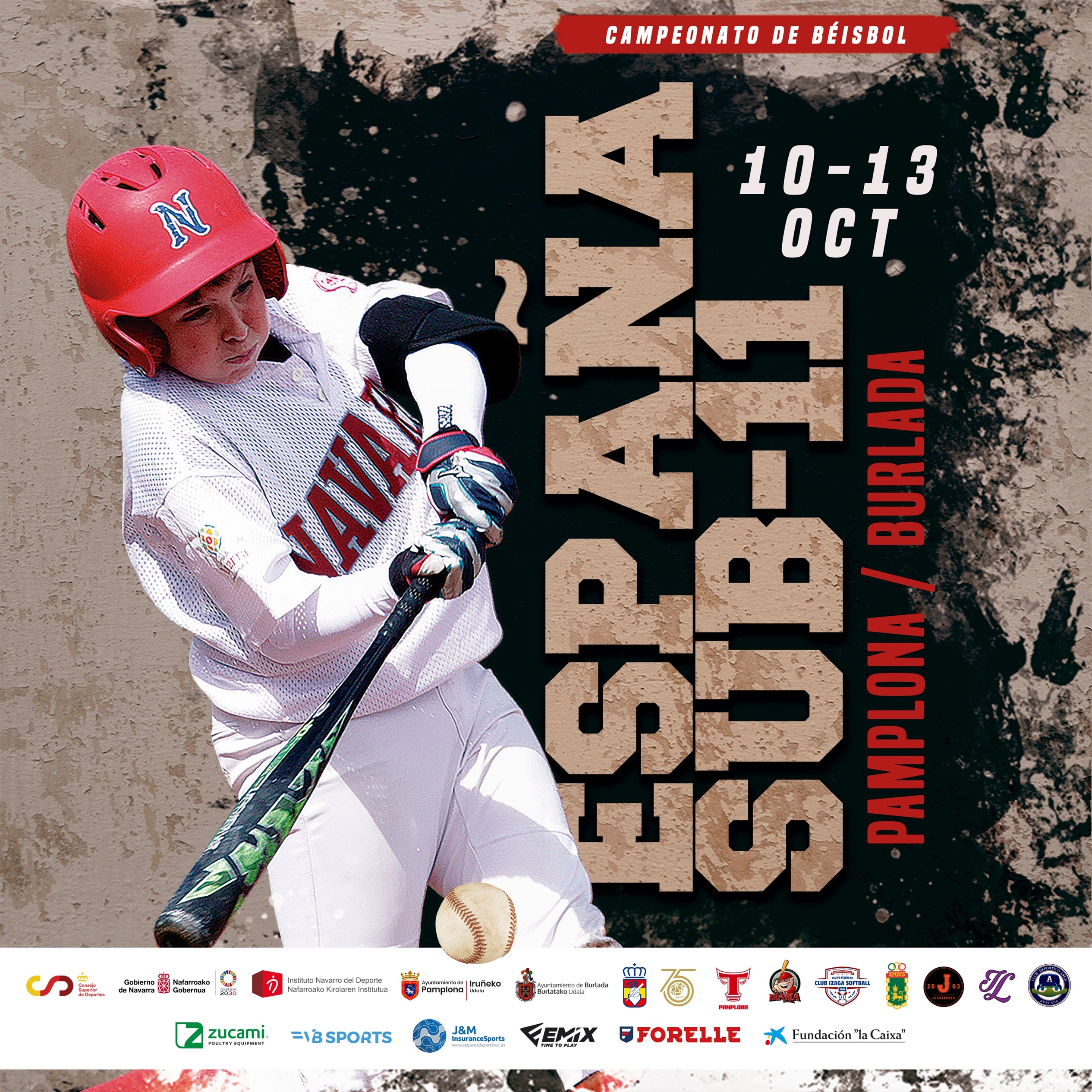 Pamplona y Burlada acogen esta semana el campeonato de Espa&ntilde;a de b&eacute;isbol sub 11