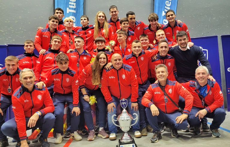 Espa&ntilde;a se proclama campeona del mundo Sub-23 de trinquete con un equipo repleto de talento navarro