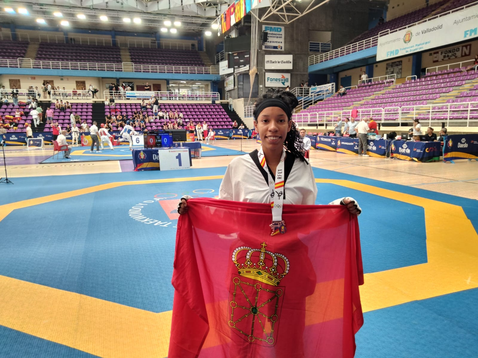 June Nsangu logra el bronce en el Campeonato de Espa&ntilde;a Sub21 de taekwondo