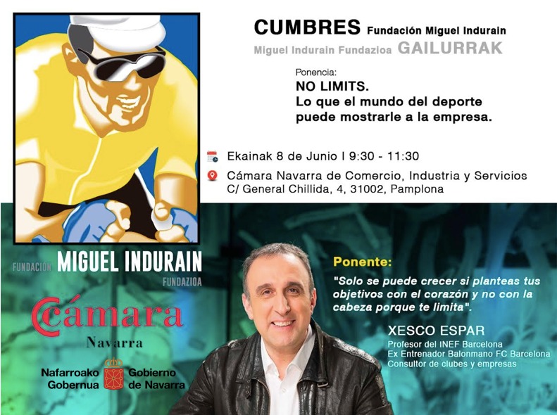La Fundaci&oacute;n Miguel Indur&aacute;in y C&aacute;mara Navarra ponen en marcha las &ldquo;Cumbres Empresa-Deporte&rdquo;