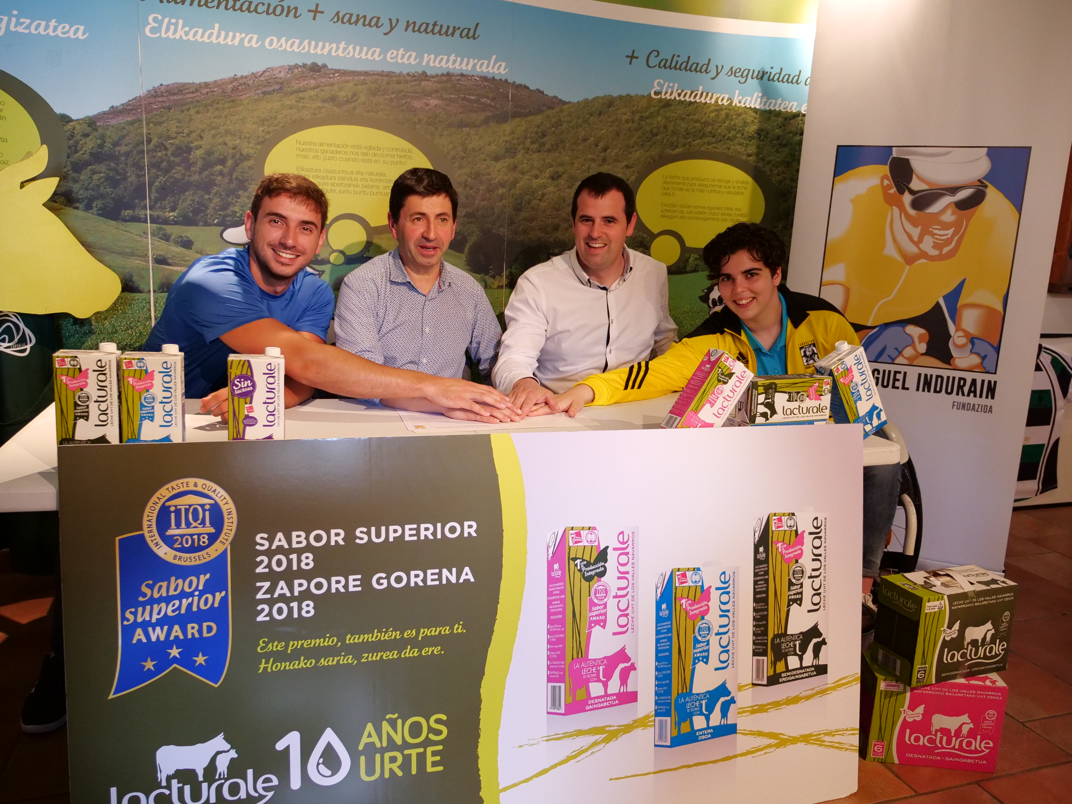 El apoyo de Lacturale a la Fundaci&oacute;n Miguel Indur&aacute;in refuerza las 6 rutas puestas en marcha por la entidad p&uacute;blica