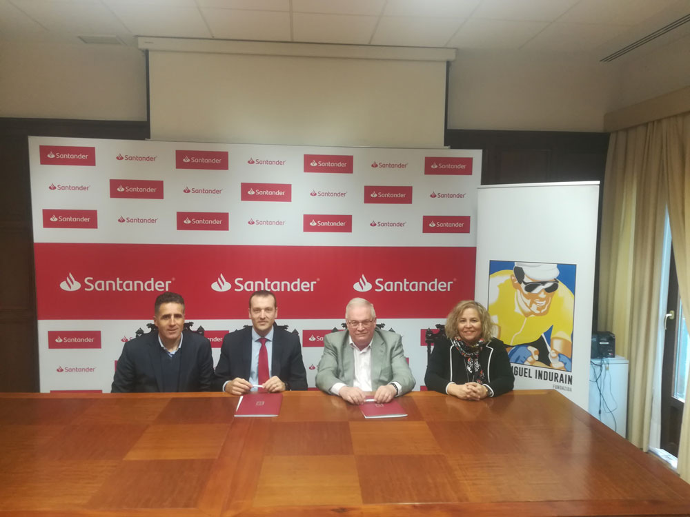 Banco Santander reafirma su compromiso con la Fundaci&oacute;n Miguel Indur&aacute;in