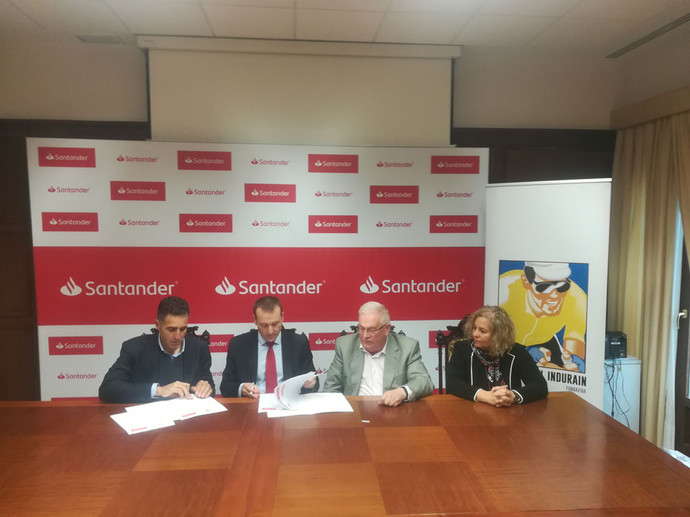 Banco Santander reafirma su compromiso con la Fundaci&oacute;n Miguel Indur&aacute;in