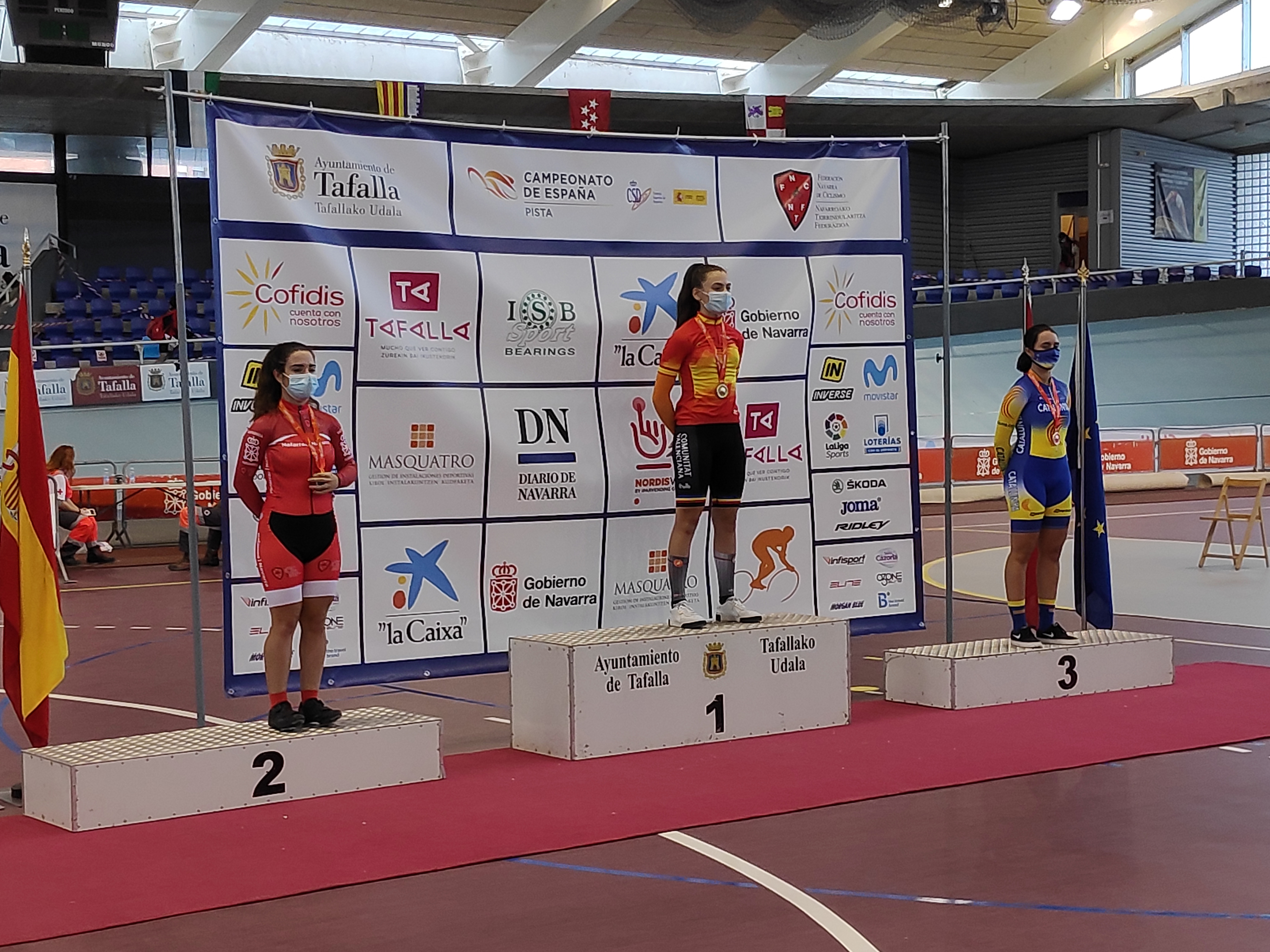 Fruto en forma de &eacute;xitos para el trabajo del ciclismo en pista navarro