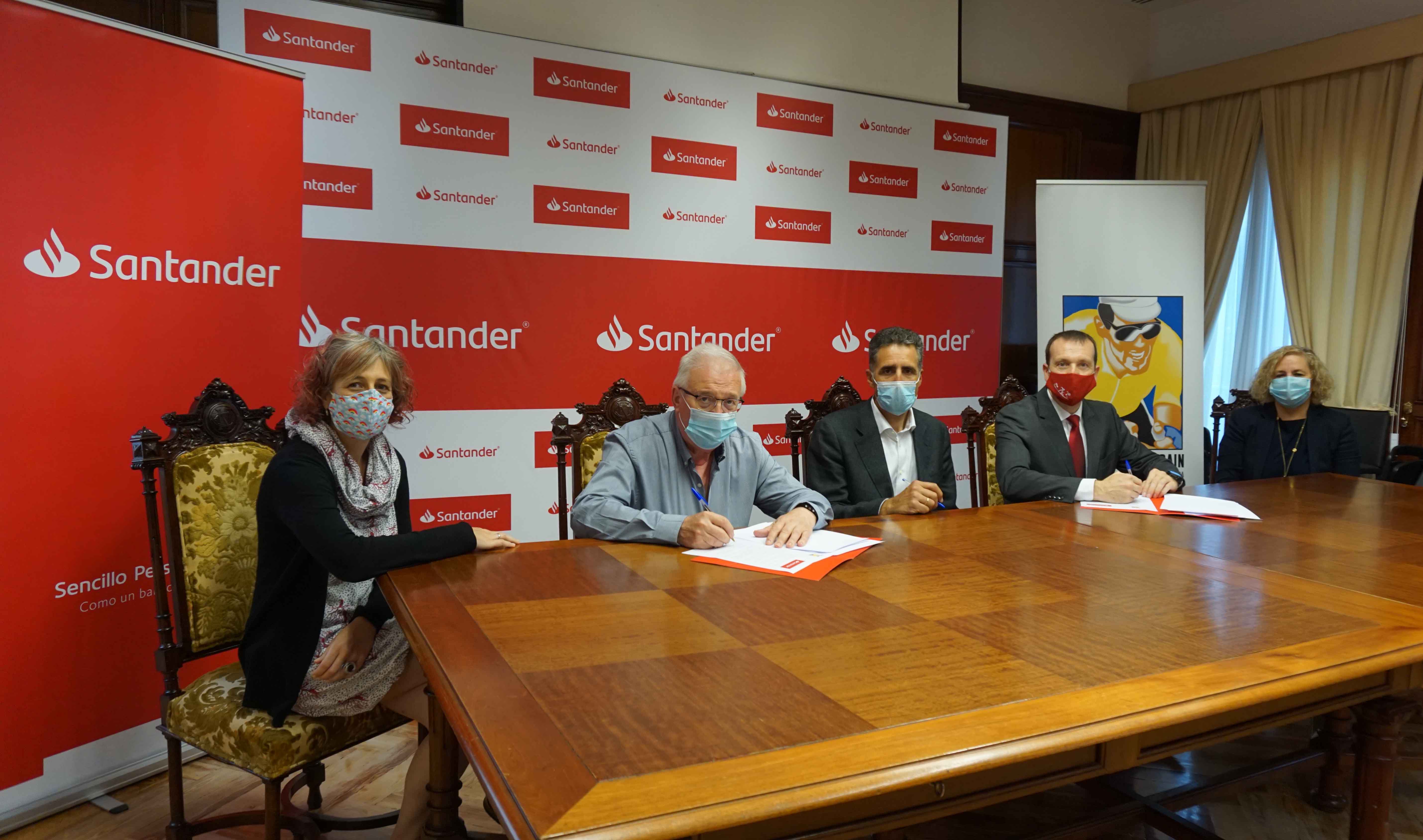 Fundaci&oacute;n Miguel Indur&aacute;in Fundazioa y Banco Santander, codo con codo con el deporte navarro