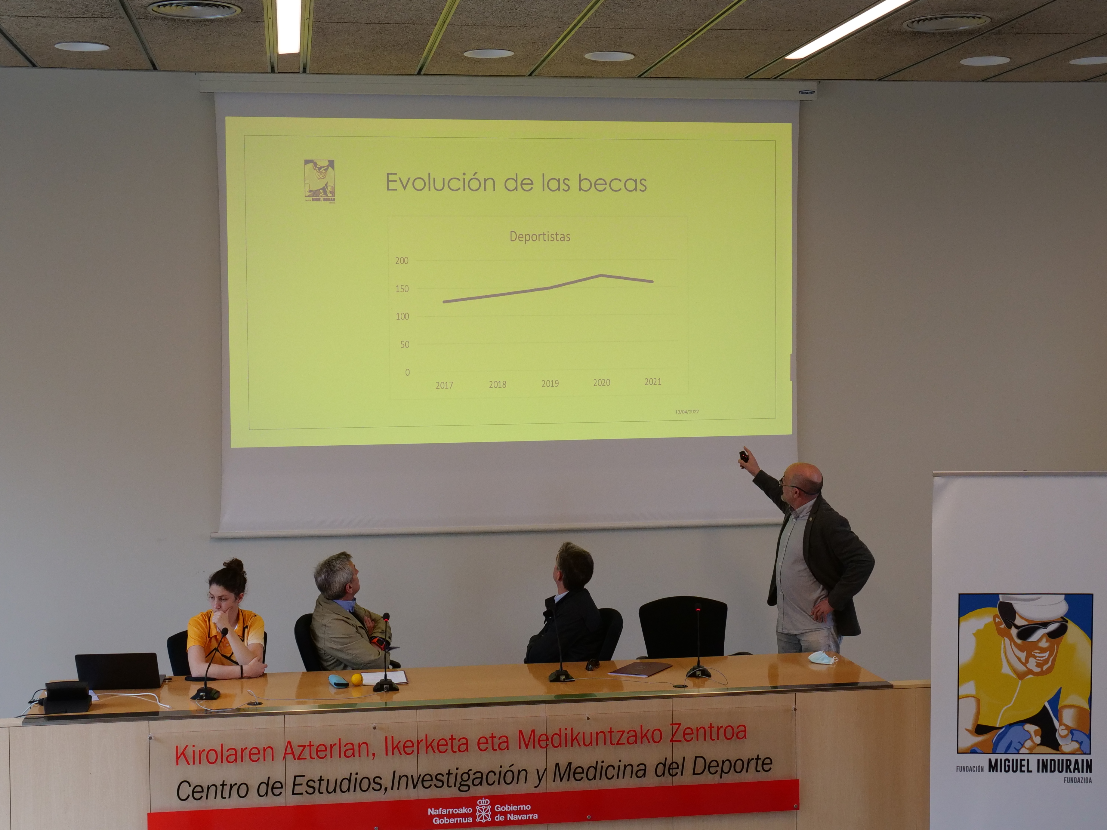 PRESENTACI&Oacute;N DE LAS BECAS A DEPORTISTAS 2022