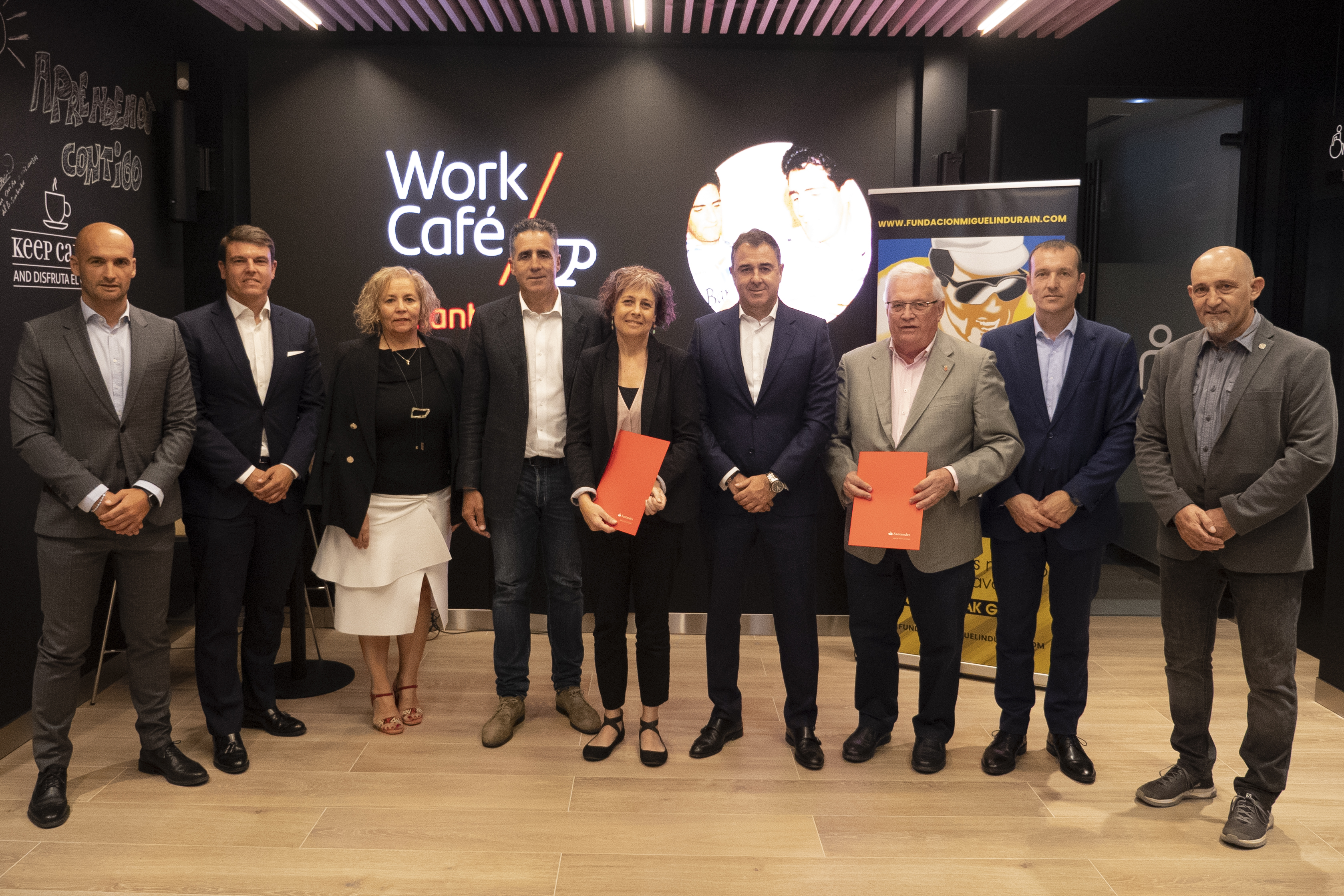 Grupo Santander y la Fundaci&oacute;n Miguel Indurain Fundazioa renuevan su acuerdo de patrocinio