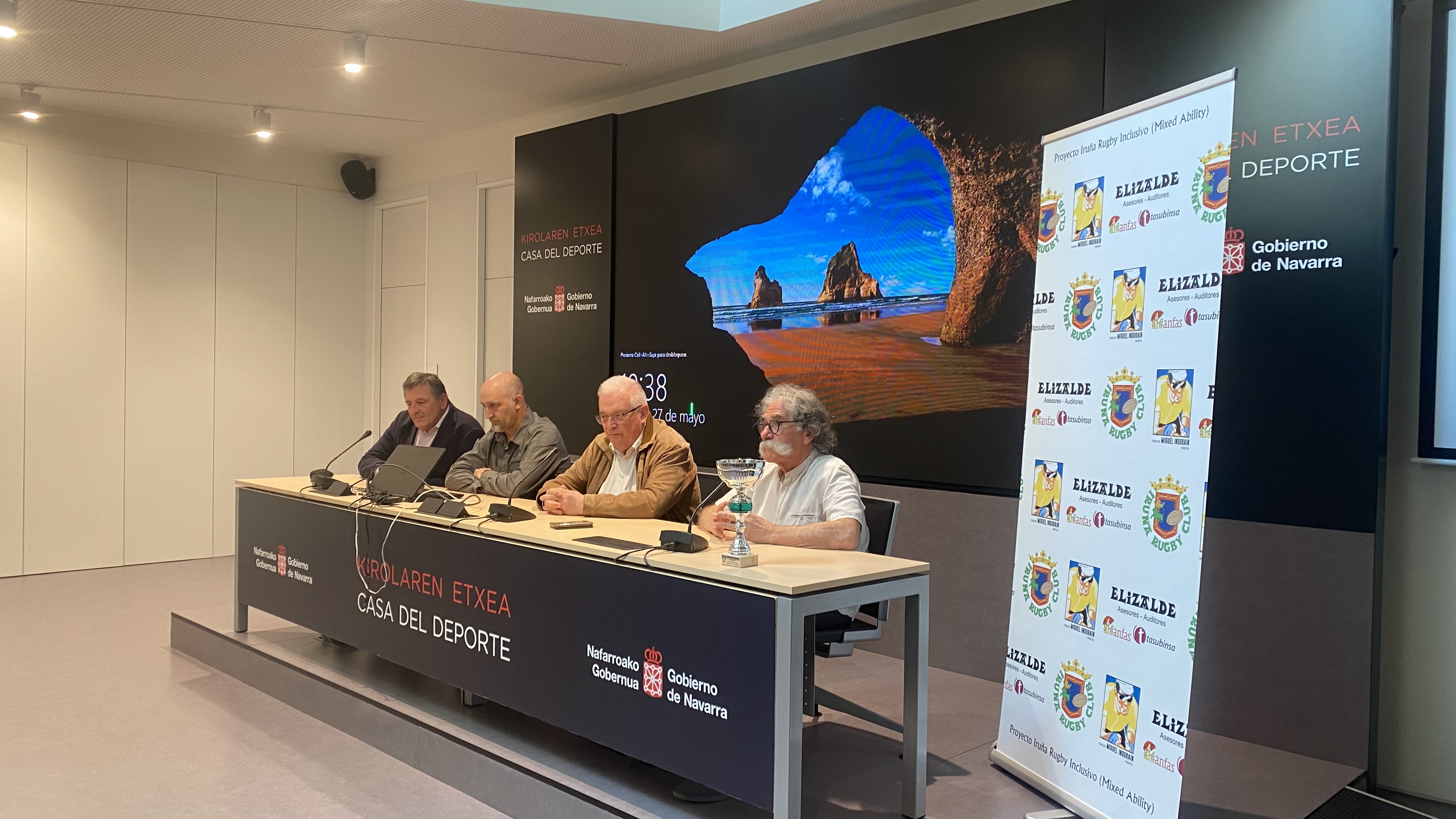 Presentaci&oacute;n del equipo inclusivo del Iru&ntilde;a Rugby Club