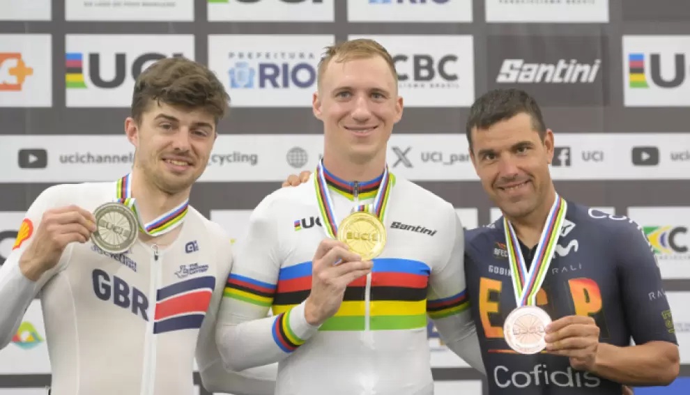 Edu Santas logra el bronce en la eliminaci&oacute;n MC3 del Mundial de Pista Paral&iacute;mpico