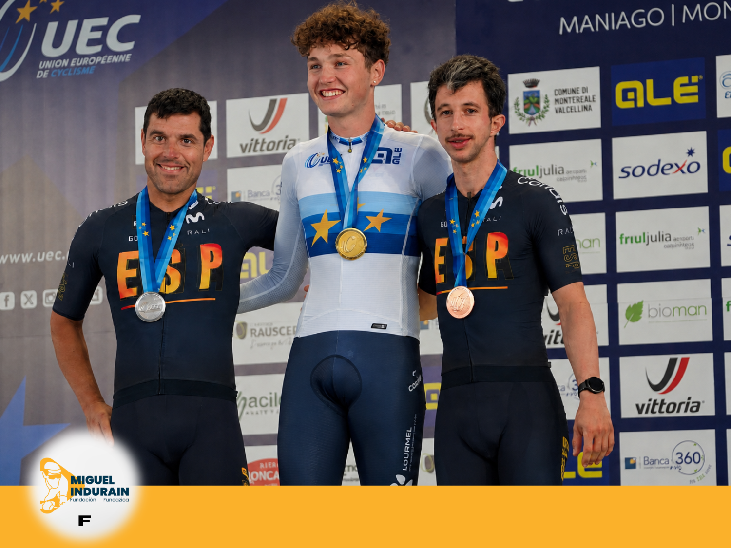 Eduardo Santas se proclama subcampeón de Europa de contrarreloj en Maniago