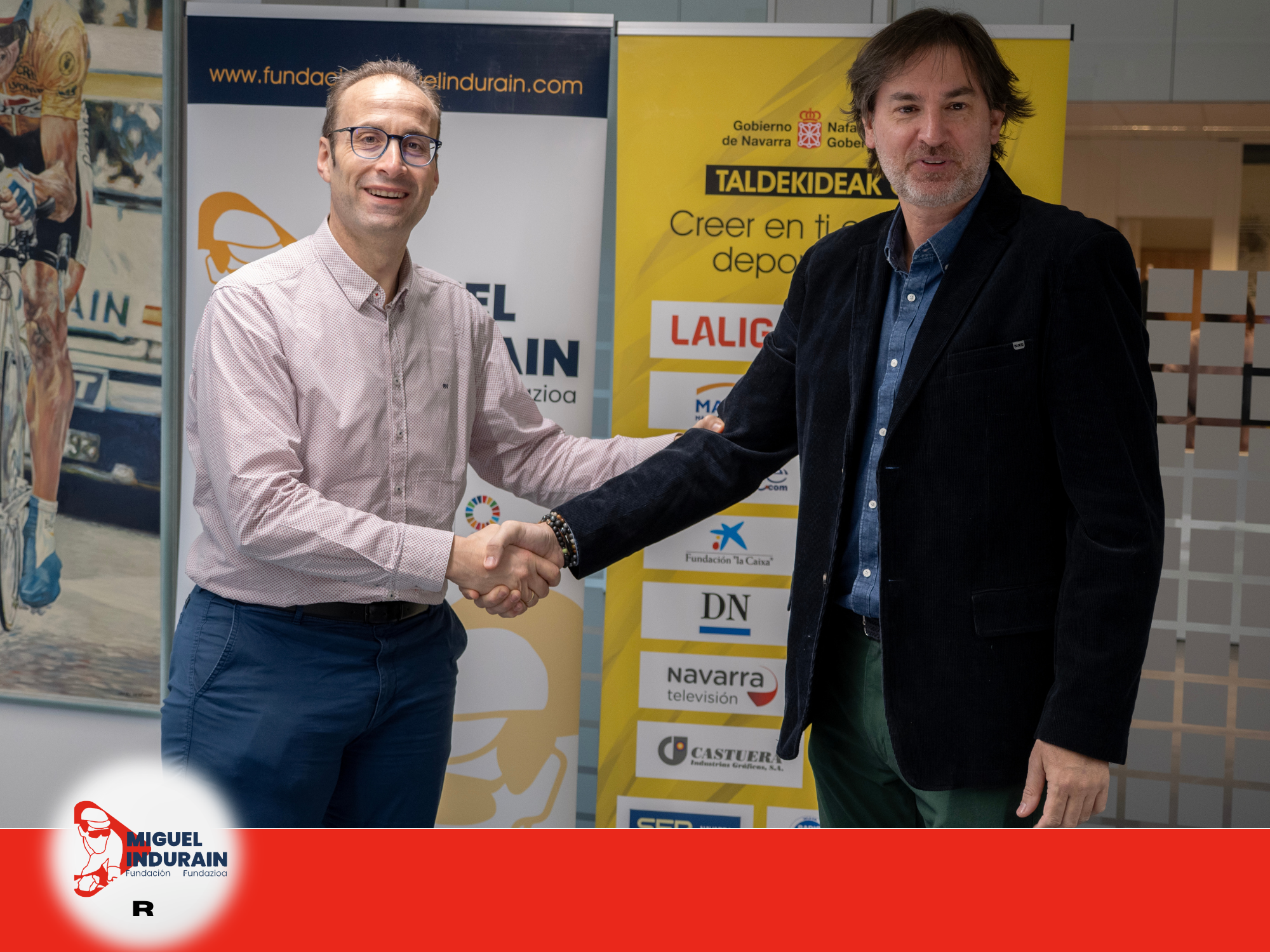 Firma del convenio de colaboraci&oacute;n con la Federaci&oacute;n Navarra de Deportes de Invierno