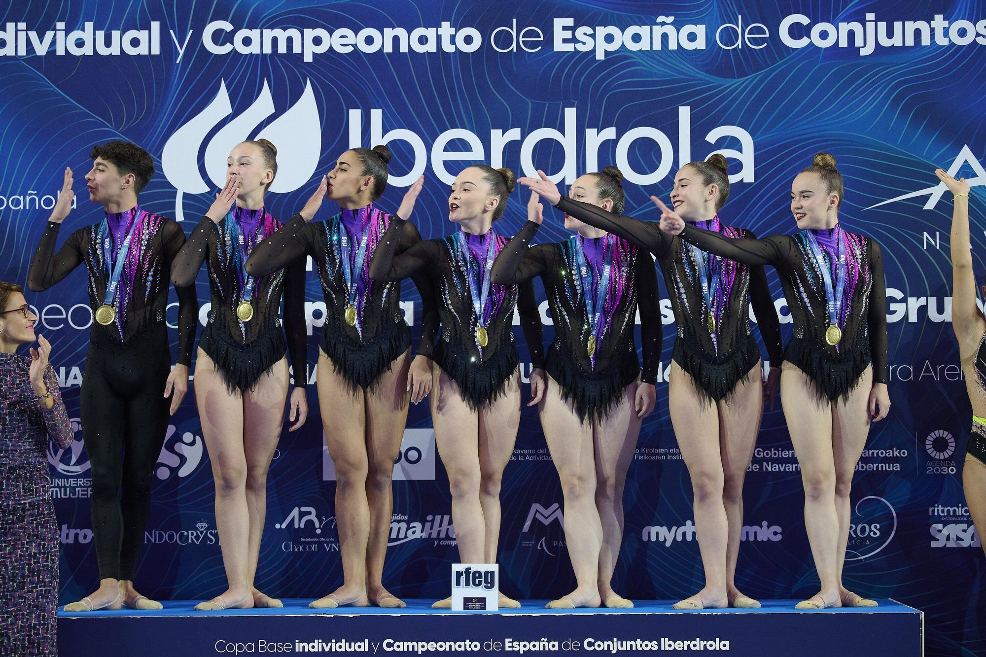 Gimnasia r&iacute;tmica: Oro para Lagunak y bronce para Alaia en categor&iacute;a s&eacute;nior