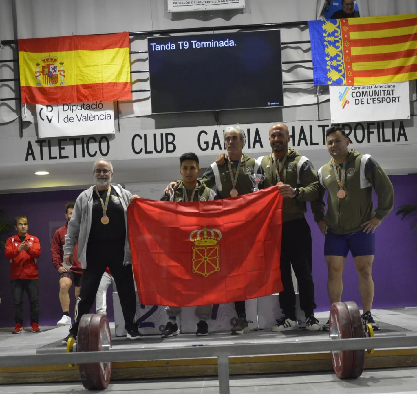 Navarra sube al podio en la VIII Copa de Espa&ntilde;a M&aacute;ster y VII Campeonato de Espa&ntilde;a M&aacute;ster por Federaciones de halterofilia