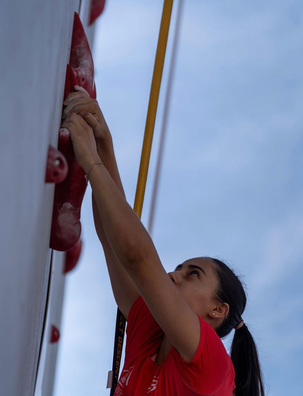 Haizea Pinto, plata en el Campeonato de Espa&ntilde;a de Escalada de Velocidad