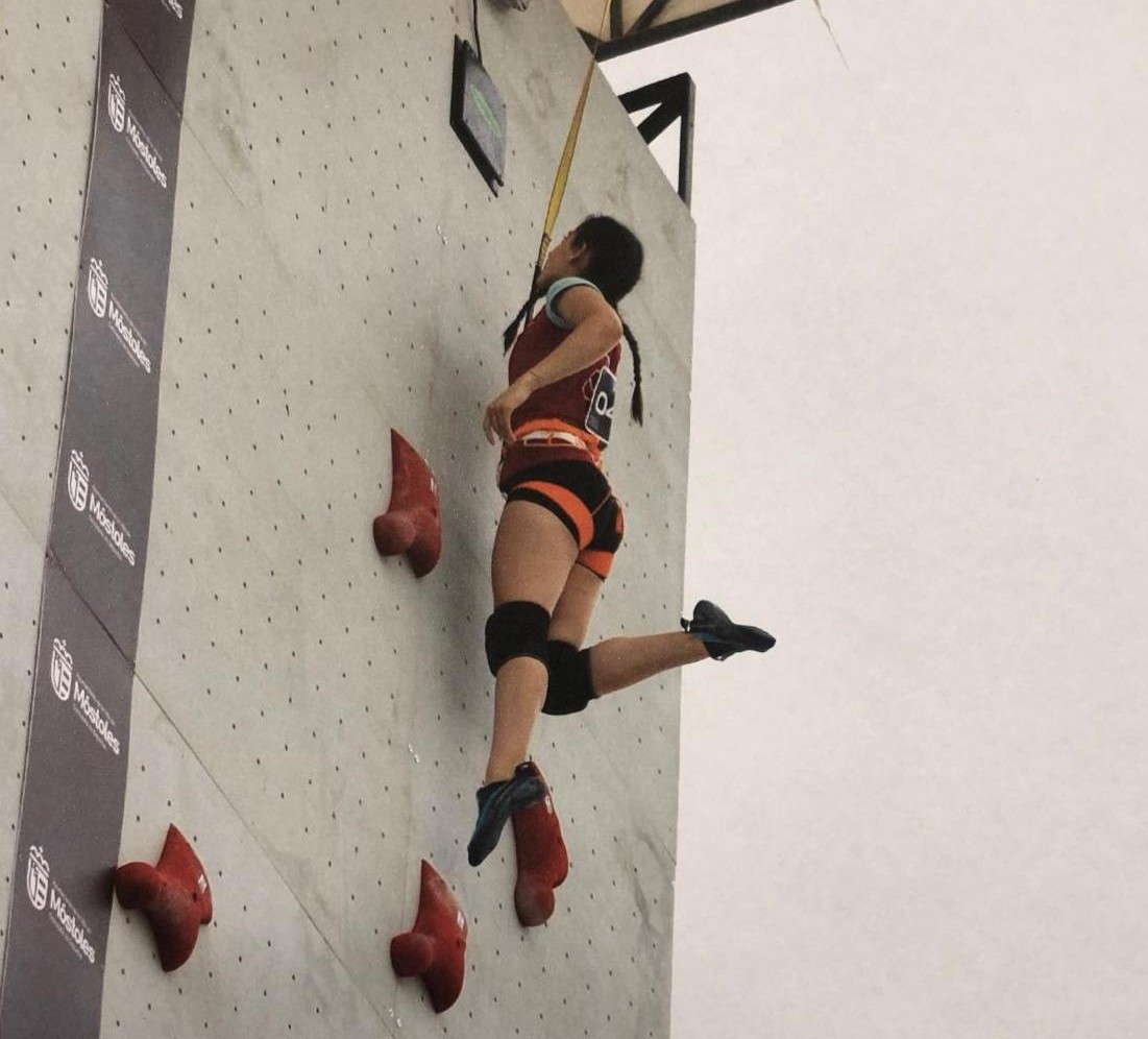 Haizea Pinto, promesa navarra de la escalada, representar&aacute; a Espa&ntilde;a en todas las competiciones internacionales sub17