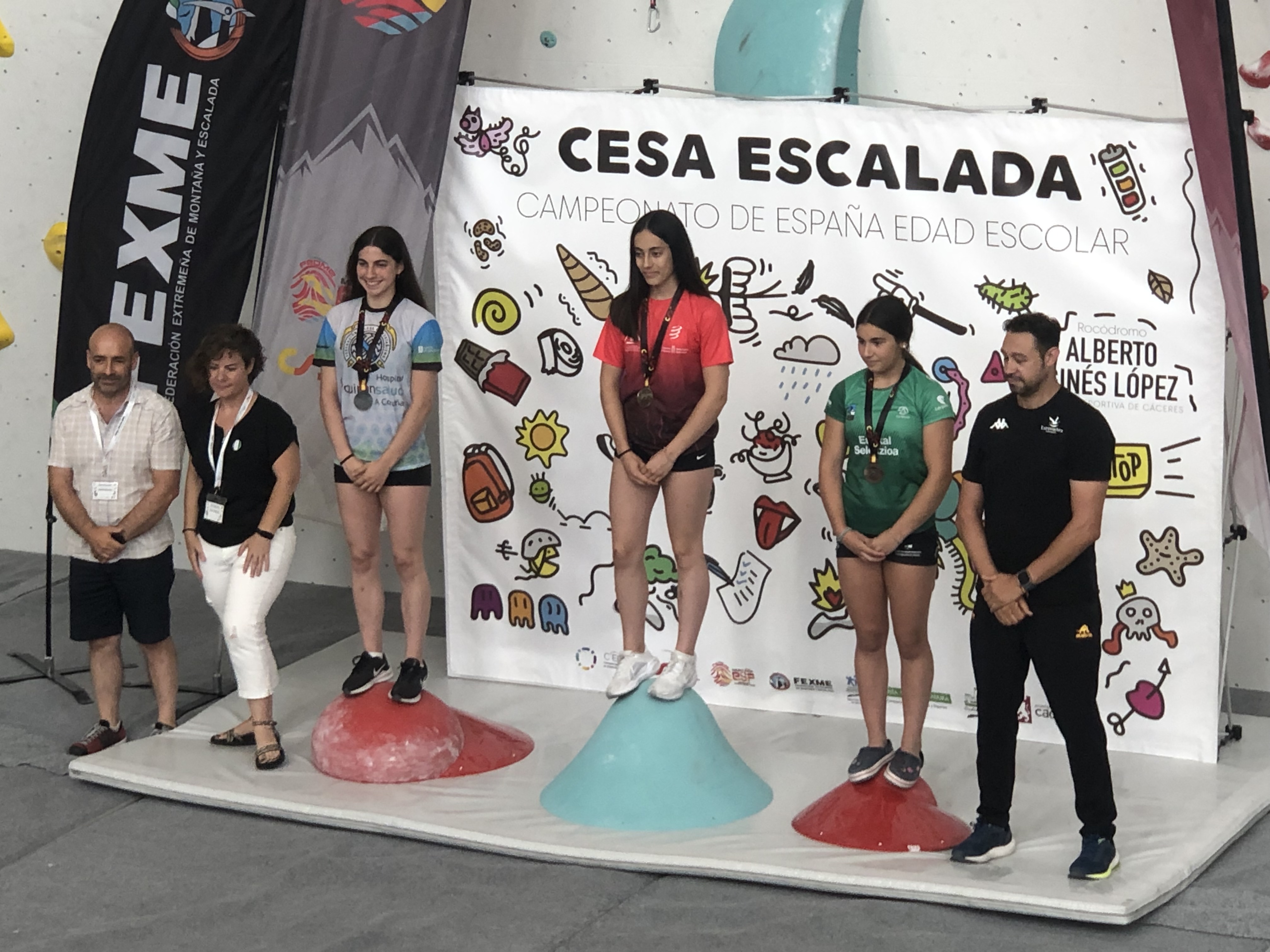 Haizea Pinto revalida el oro sub17 en escalada de velocidad en el Campeonato de Espa&ntilde;a escolar