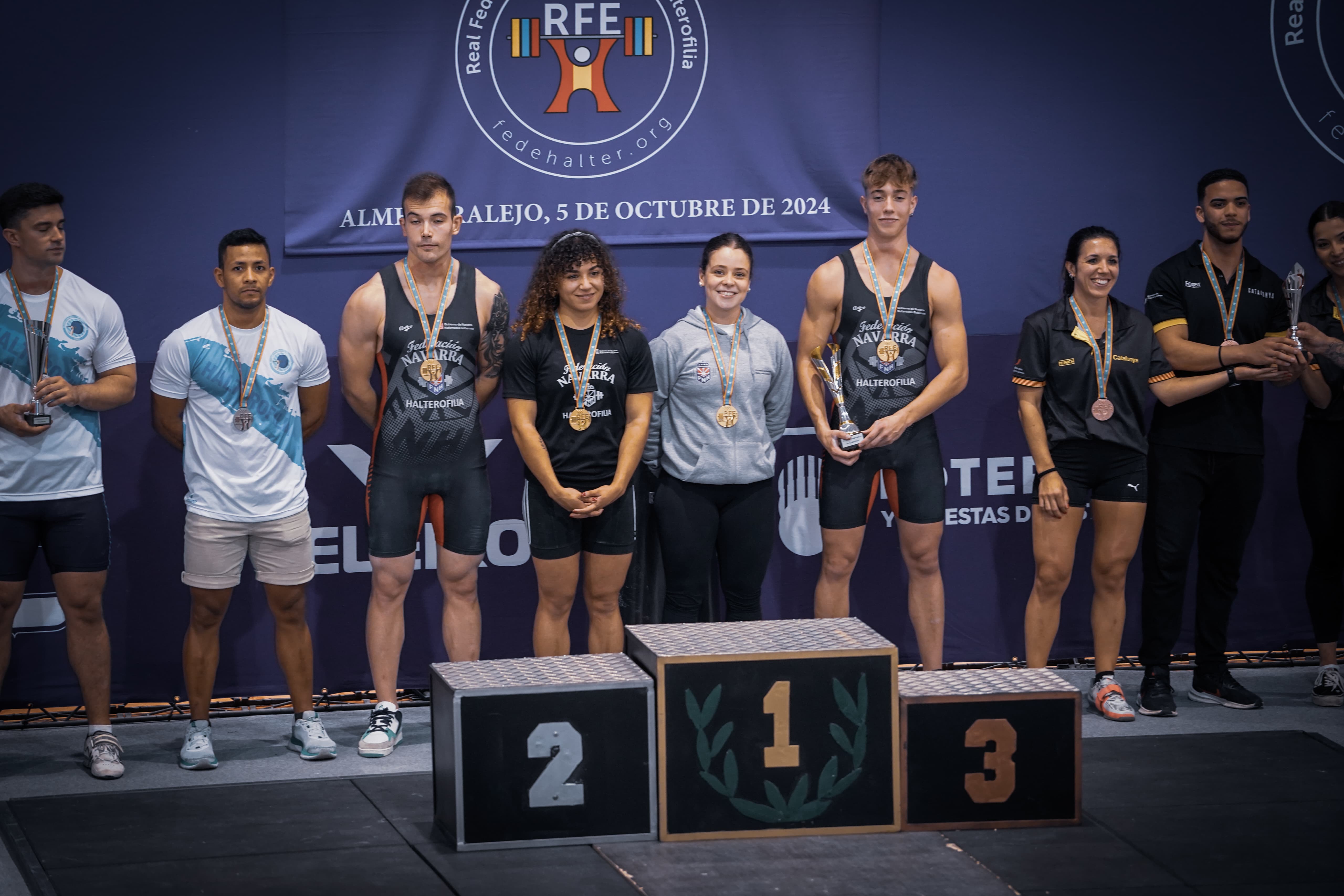 Navarra, campeona de Espa&ntilde;a en la Copa Mixta por Federaciones de halterofilia