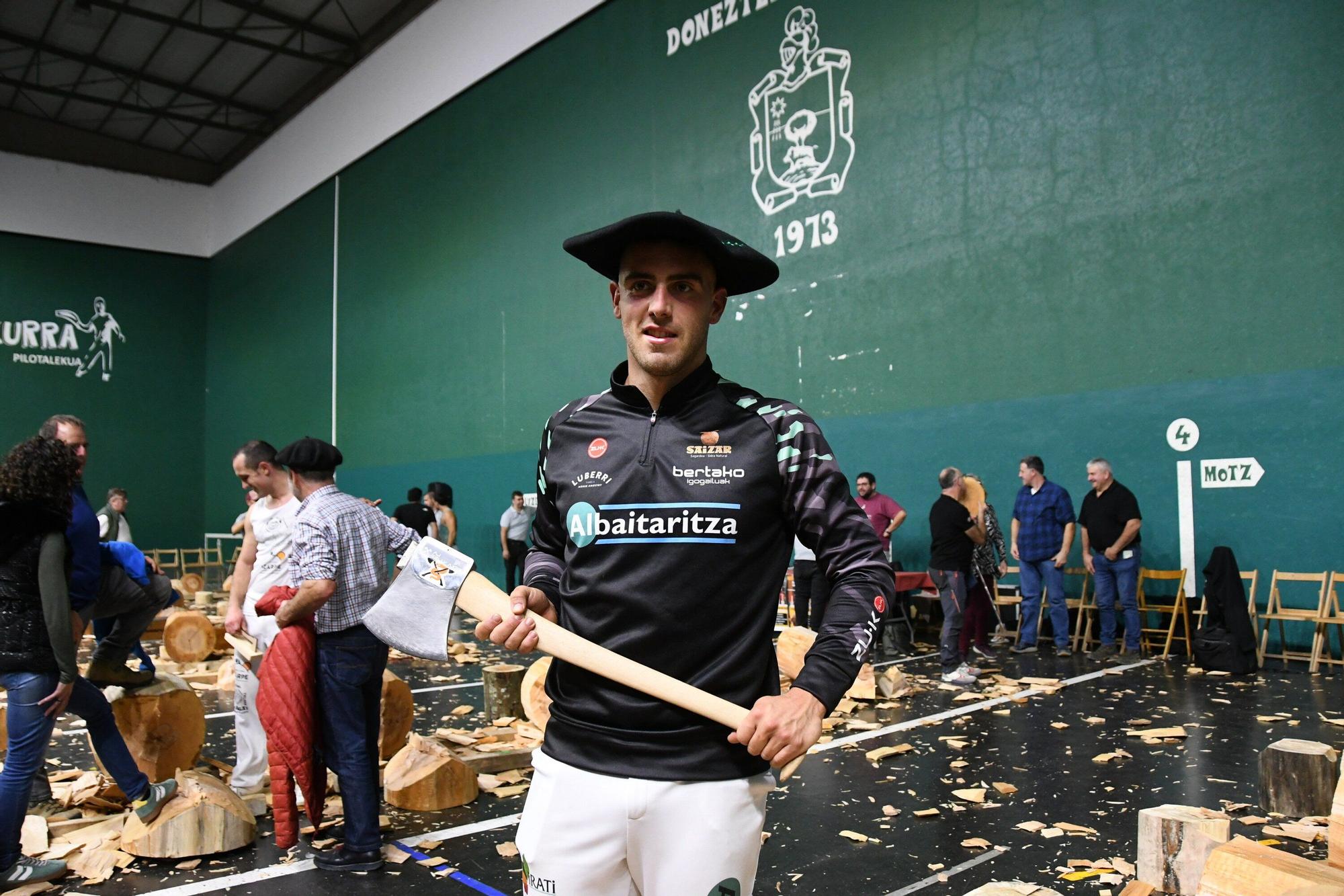 R&eacute;cord de Iker Vicente, que gana su 11&ordf; txapela en el Campeonato Navarro de Aizkora