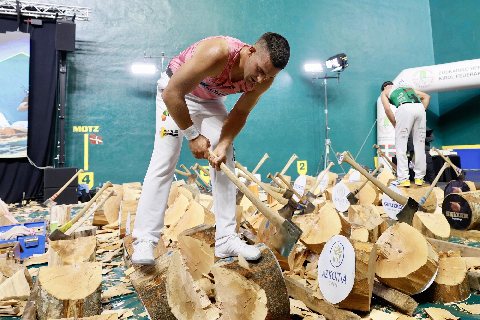 Campeonato de Euskal Herria de Aizkora | Iker Vicente sigue sin encontrar rival