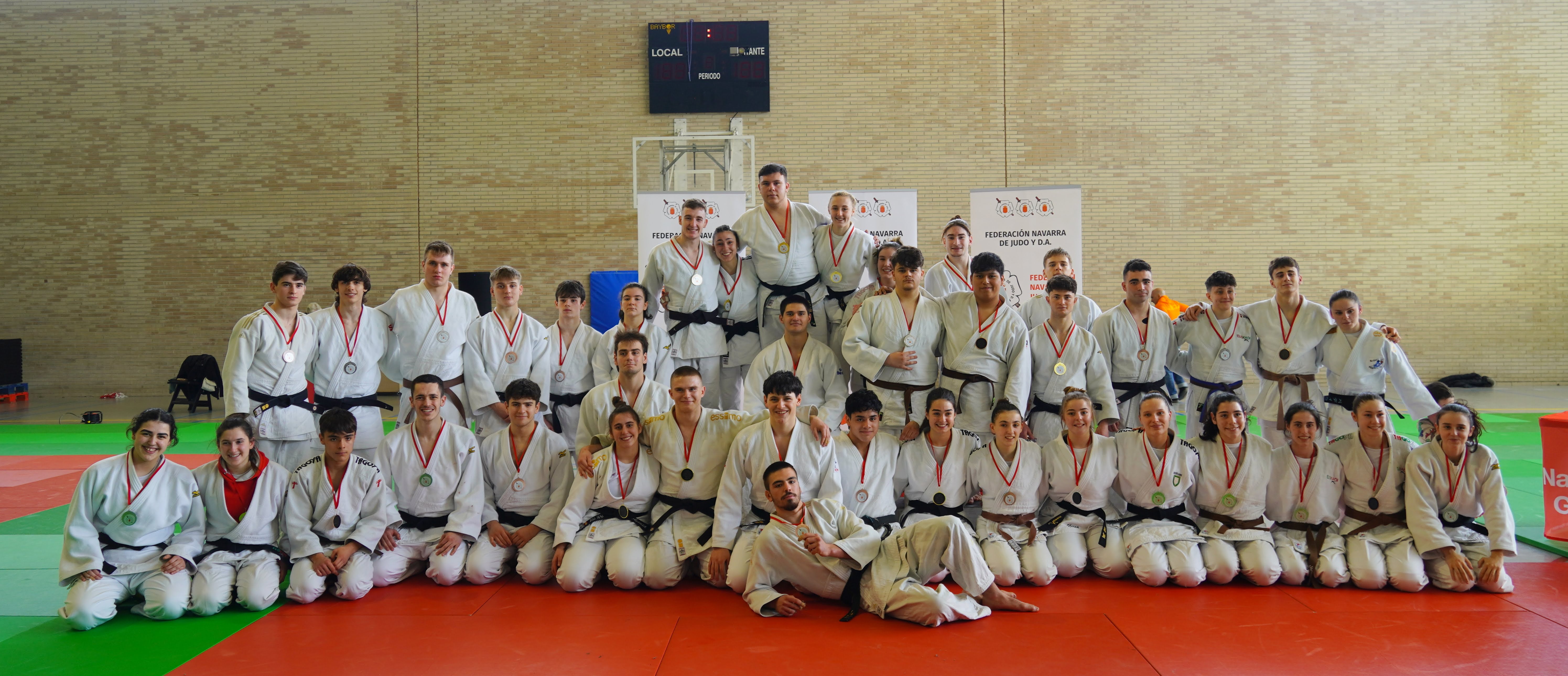 Navarra brilla en la fase sector Norte del "Campeonato de Espa&ntilde;a J&uacute;nior" de judo