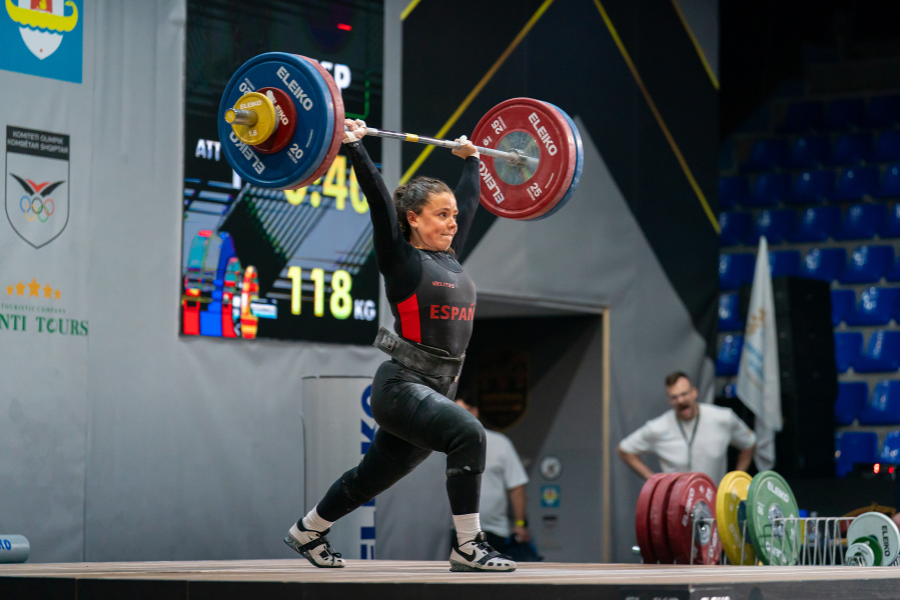 Naroa Arrasate roza el podio en el Europeo J&uacute;nior y Sub-23 de Halterofilia