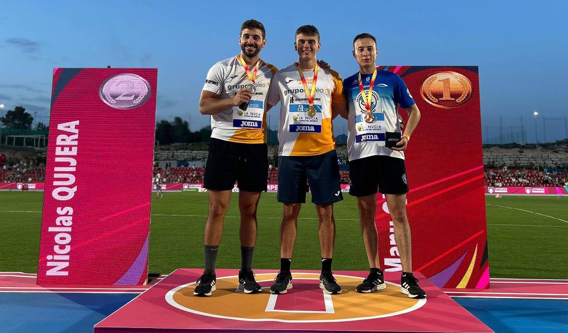 Siete medallas para Navarra en los Campeonatos de Espa&ntilde;a al aire libre