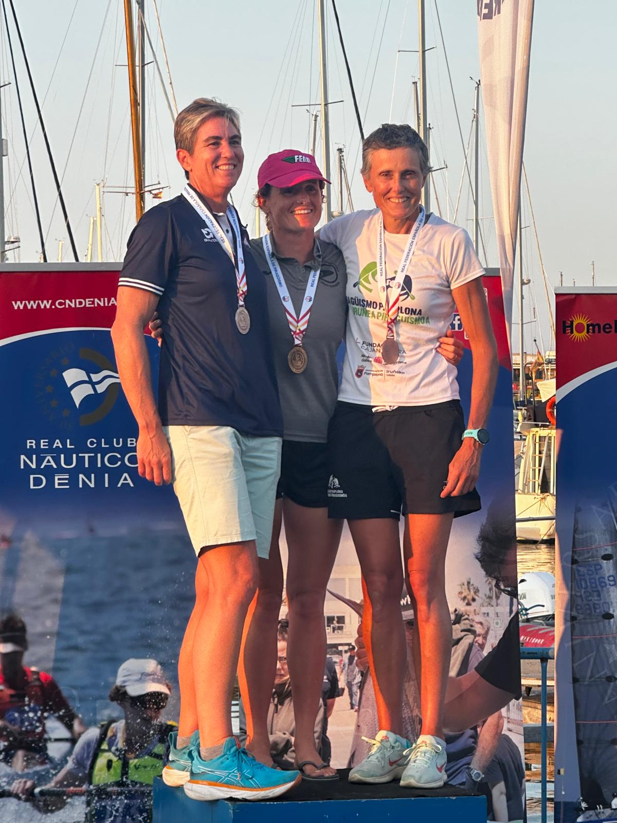 Amaia Osaba y Filipe Besada, subcampeones de Espa&ntilde;a de kayak de mar en Denia