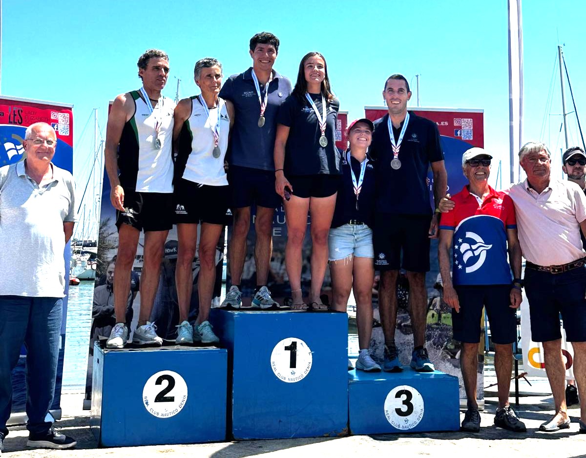 Amaia Osaba y Filipe Besada, subcampeones de Espa&ntilde;a de kayak de mar en Denia
