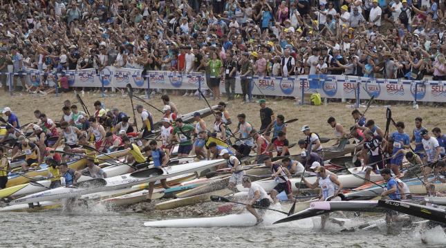 Amaia Osaba mantiene la tradici&oacute;n y sube al podio en el Descenso Internacional del Sella