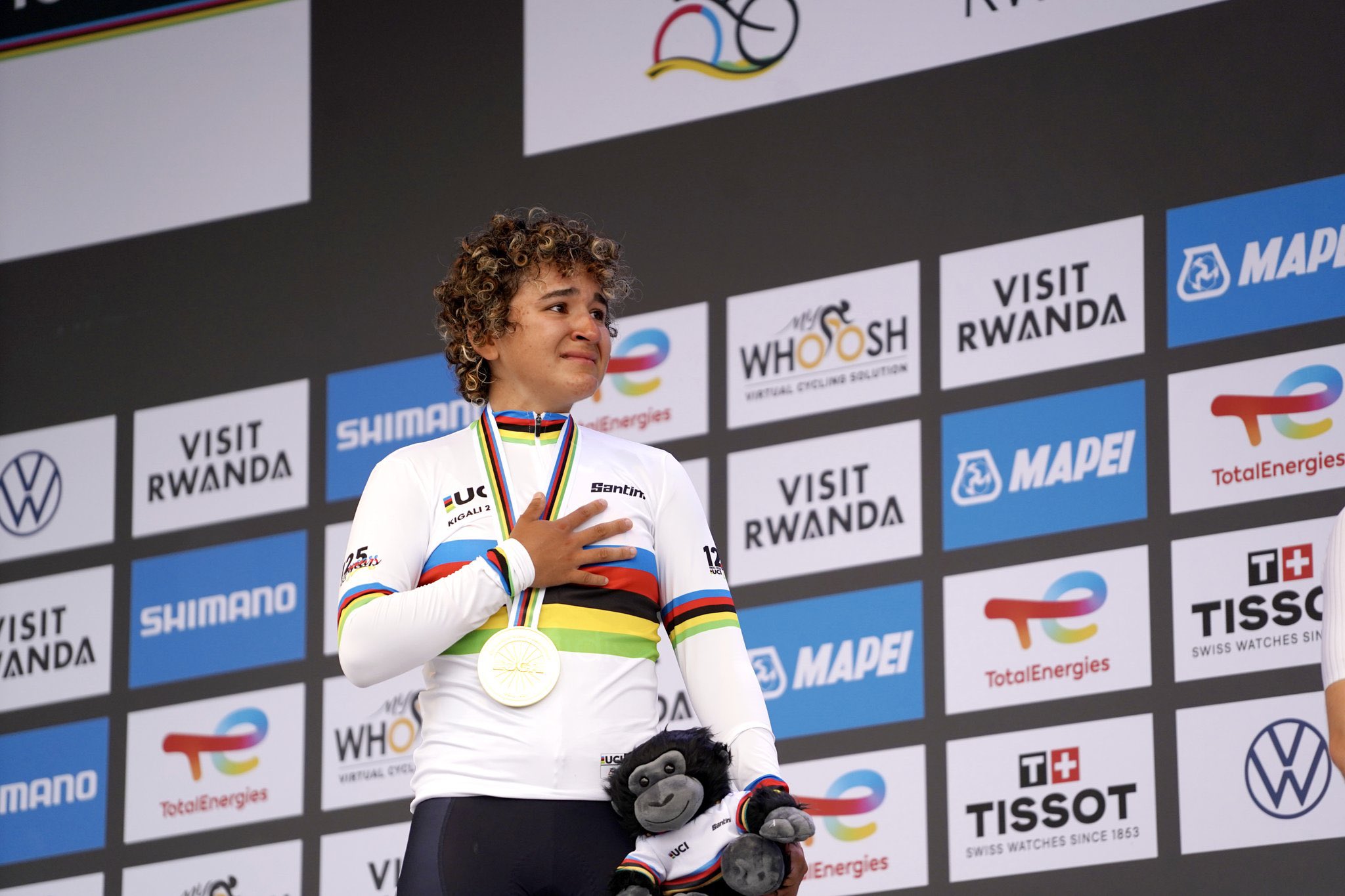 Paula Ostiz hace historia: medalla de oro en el Campeonato de Mundo j&uacute;nior de ciclismo en Ruanda
